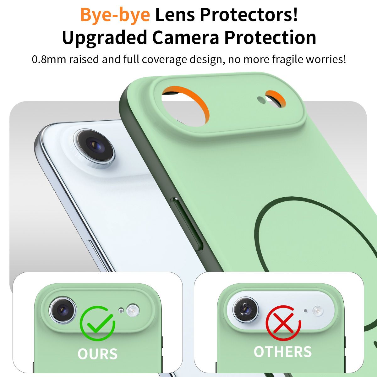 Aura Contrast Color Skin Feel Magsafe Case — 89