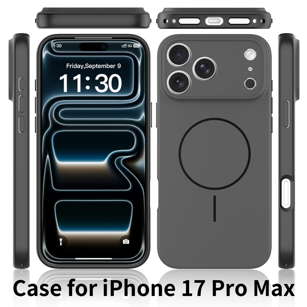 Aura Contrast Color Skin Feel Magsafe Case