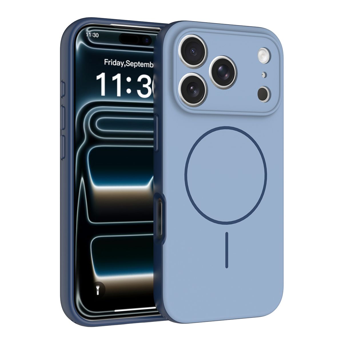 Aura Contrast Color Skin Feel Magsafe Case — 144
