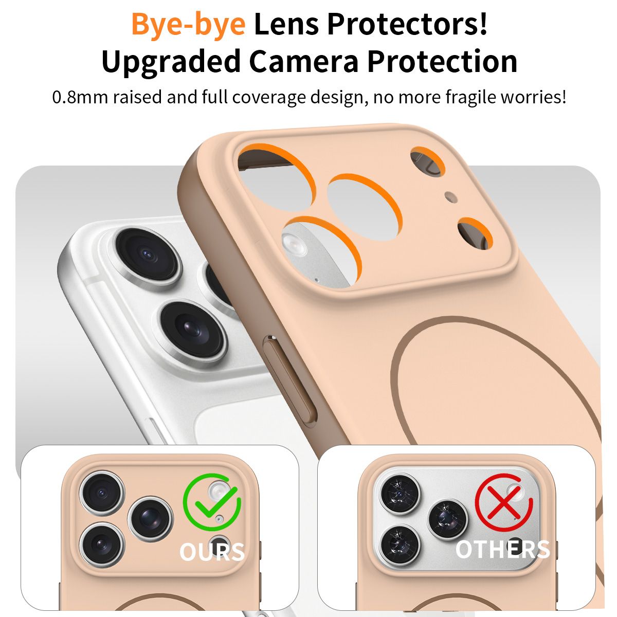 Aura Contrast Color Skin Feel Magsafe Case — 145