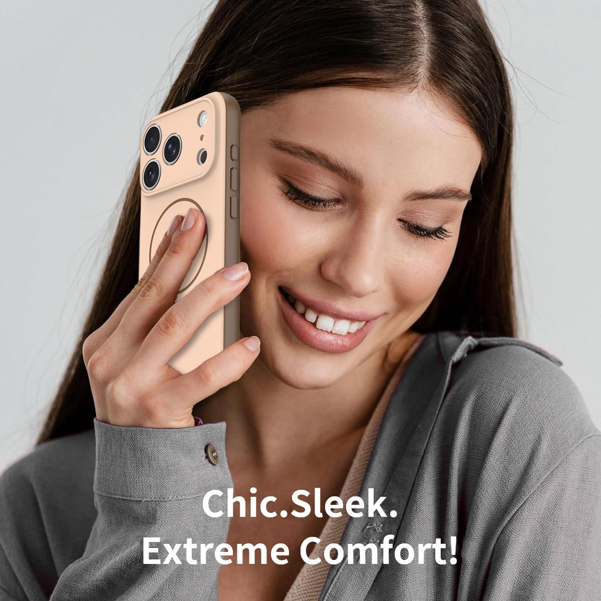 Aura Contrast Color Skin Feel Magsafe Case — 146
