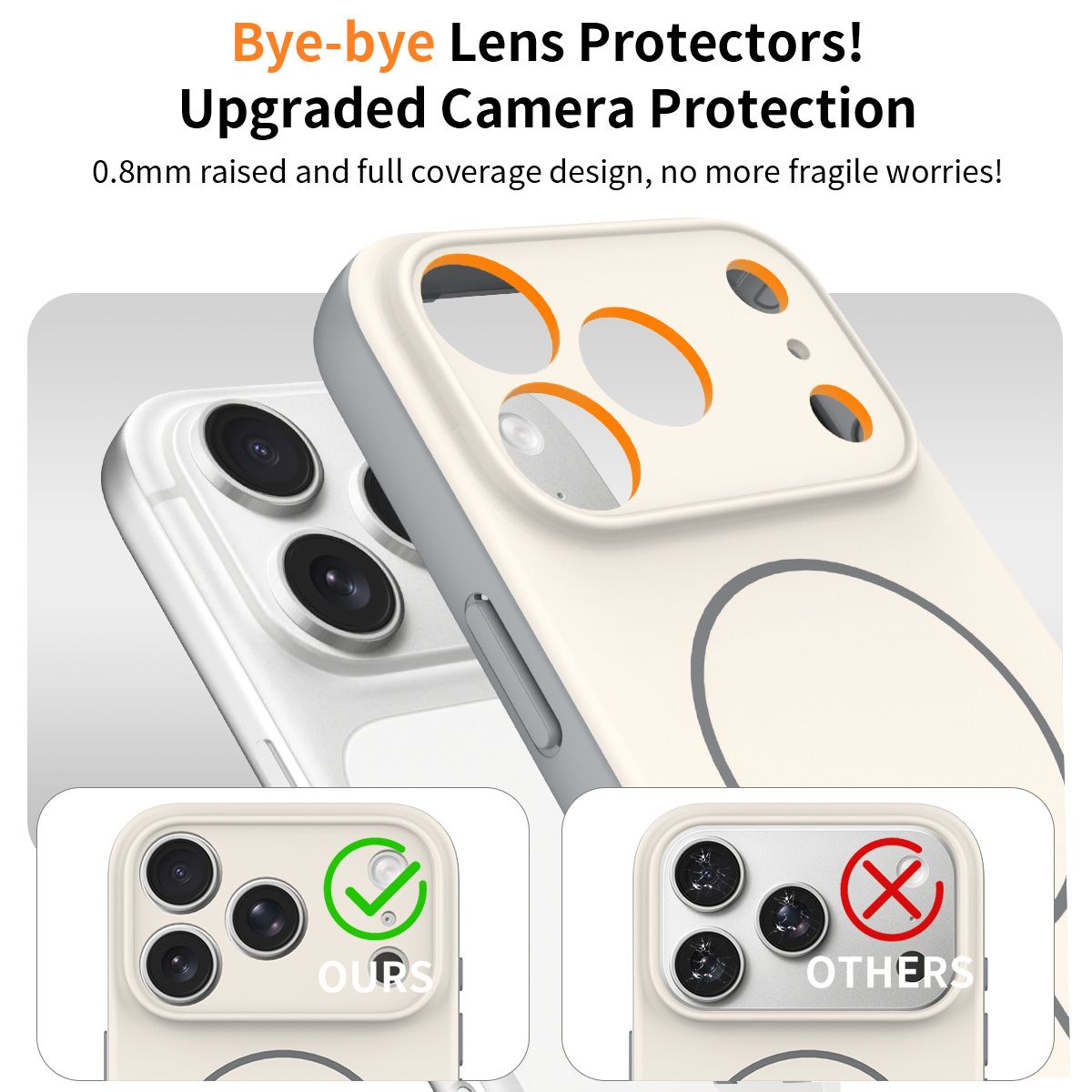 Aura Contrast Color Skin Feel Magsafe Case — 139