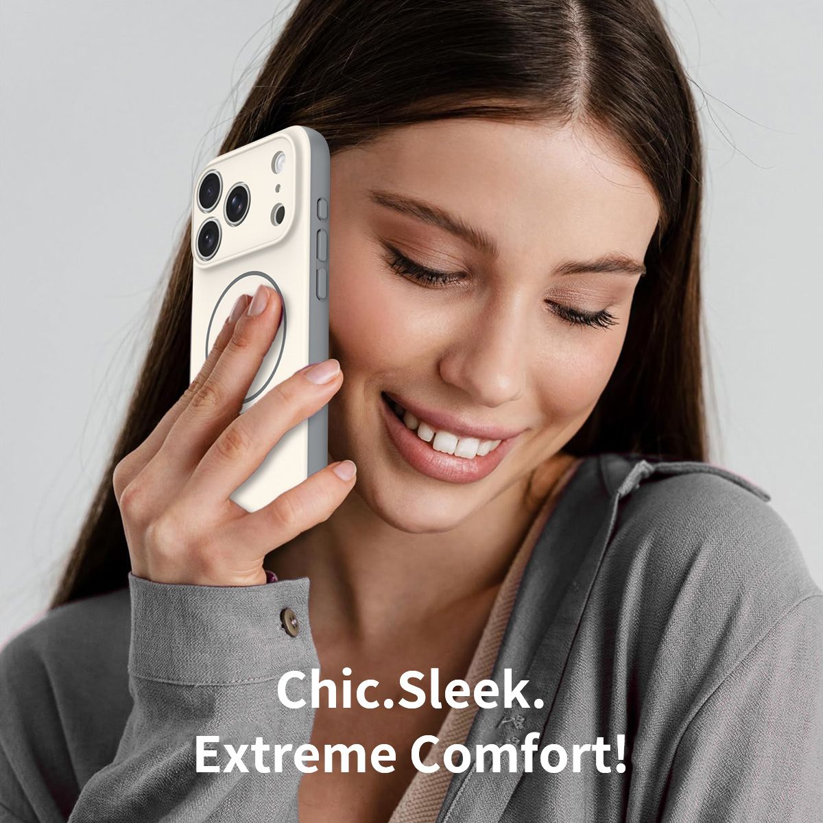 Aura Contrast Color Skin Feel Magsafe Case — 140