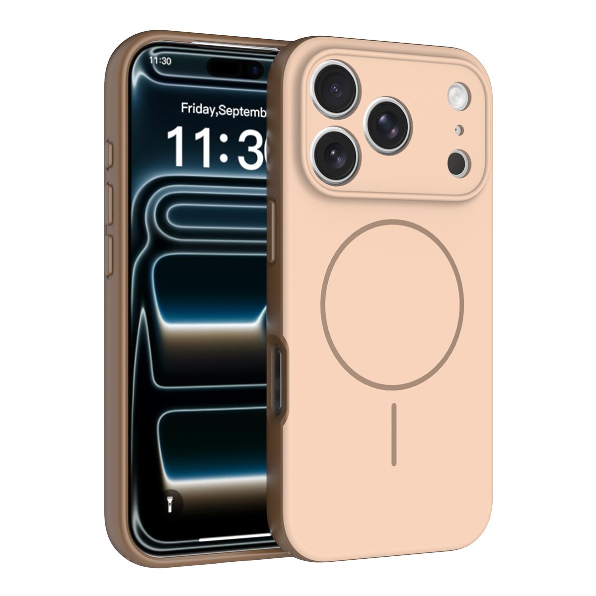 Aura Contrast Color Skin Feel Magsafe Case — 150