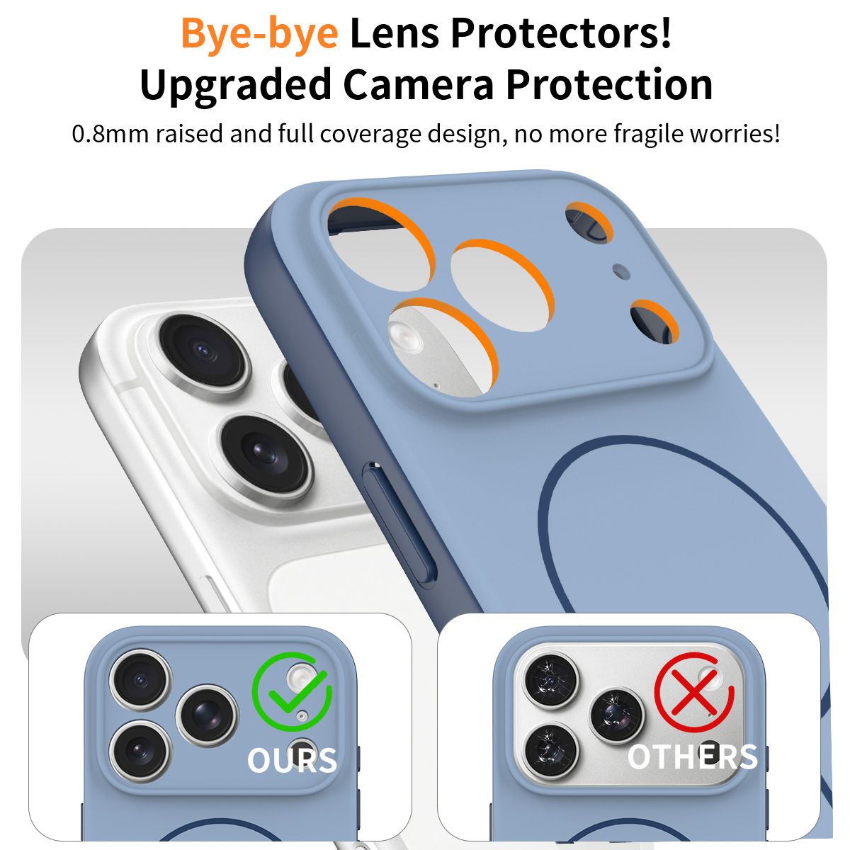 Aura Contrast Color Skin Feel Magsafe Case — 127