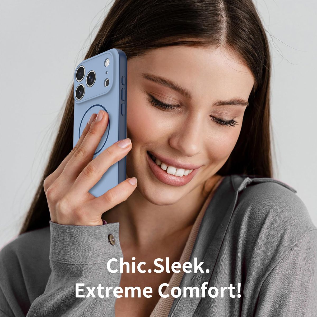 Aura Contrast Color Skin Feel Magsafe Case — 128
