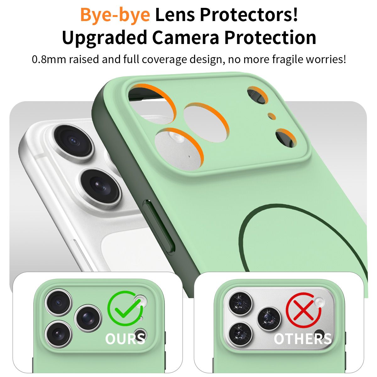 Aura Contrast Color Skin Feel Magsafe Case — 175