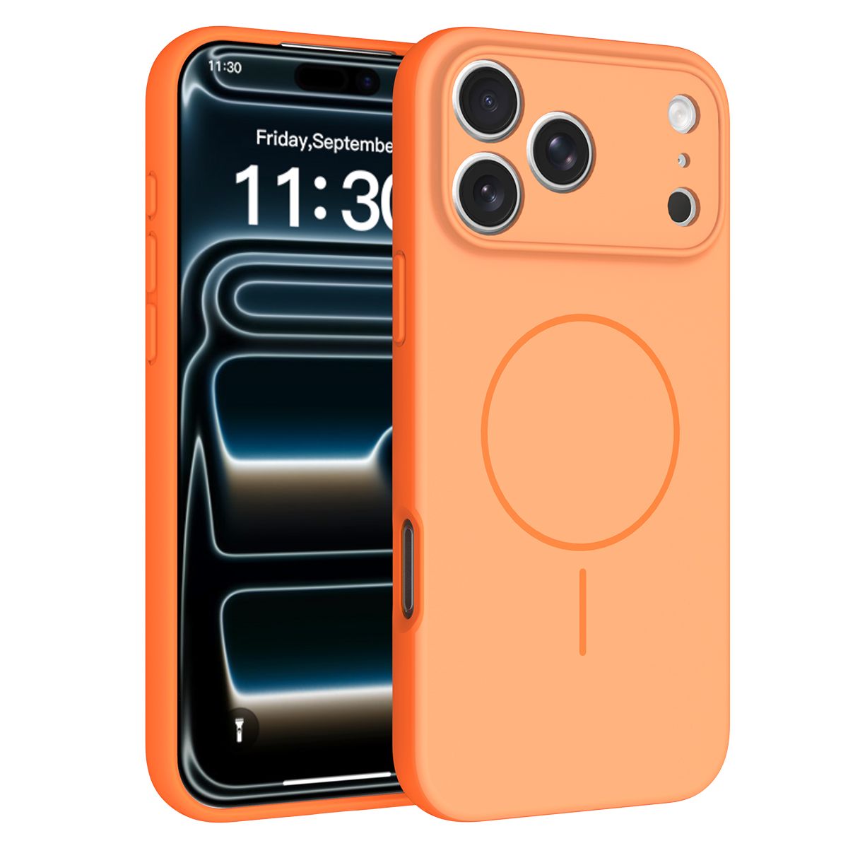 Aura Contrast Color Skin Feel Magsafe Case — 168