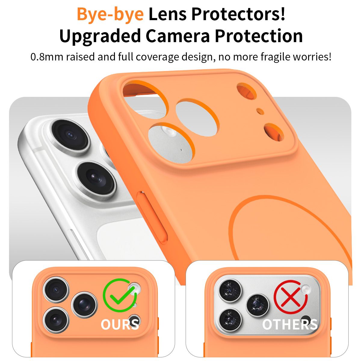 Aura Contrast Color Skin Feel Magsafe Case — 169