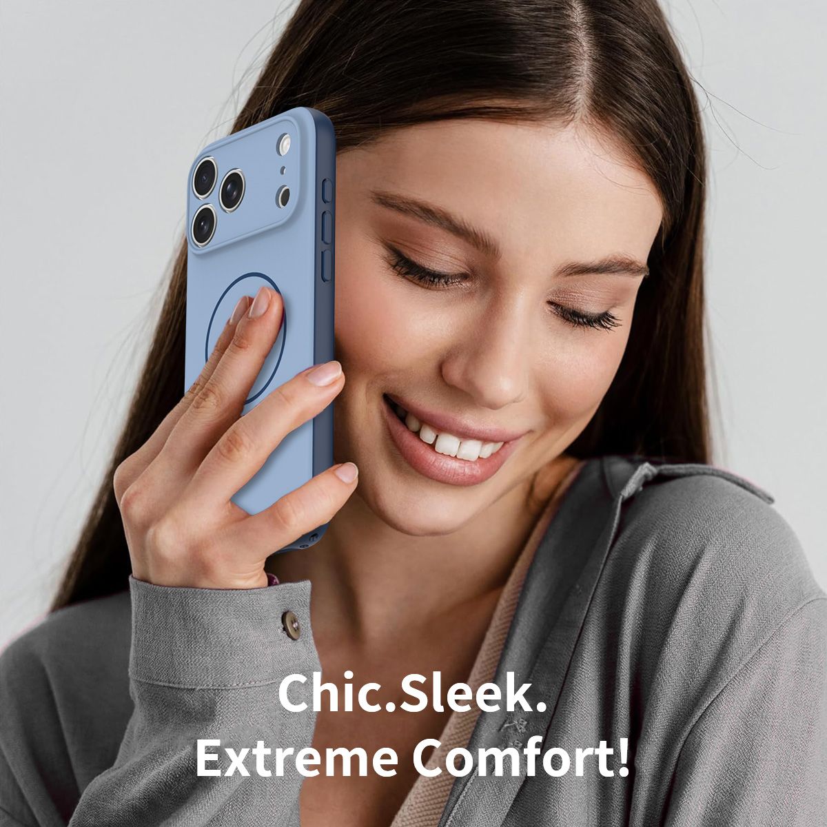 Aura Contrast Color Skin Feel Magsafe Case — 164