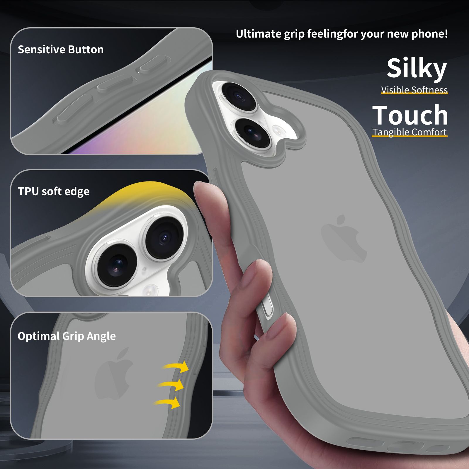 Ripple Matte Frosted Skin-Feel Case — 31