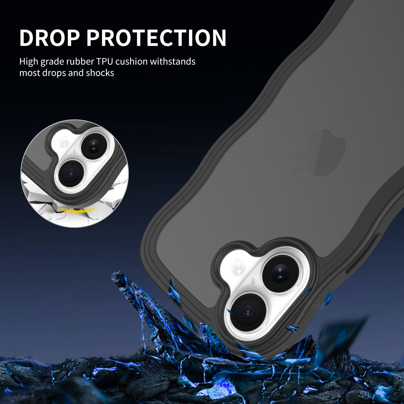 Ripple Matte Frosted Skin-Feel Case — 32