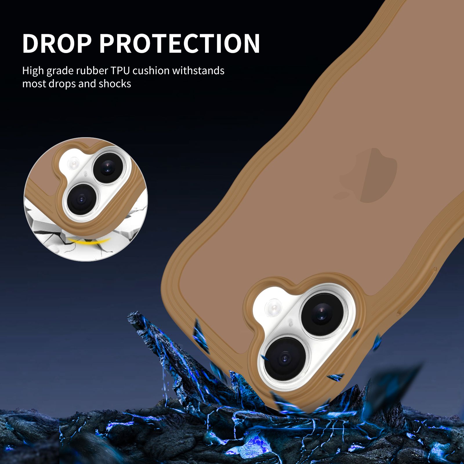 Ripple Matte Frosted Skin-Feel Case — 17