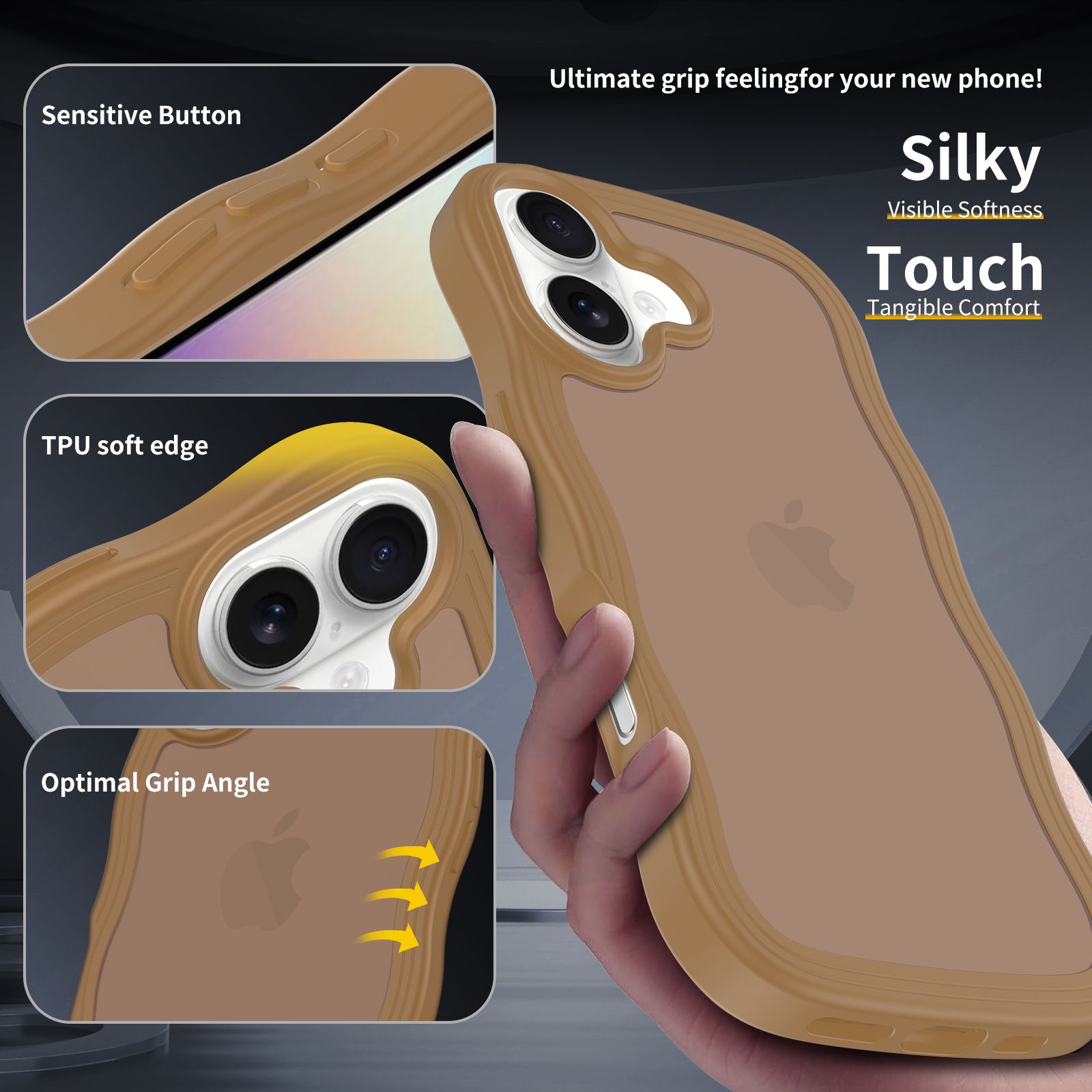 Ripple Matte Frosted Skin-Feel Case — 19