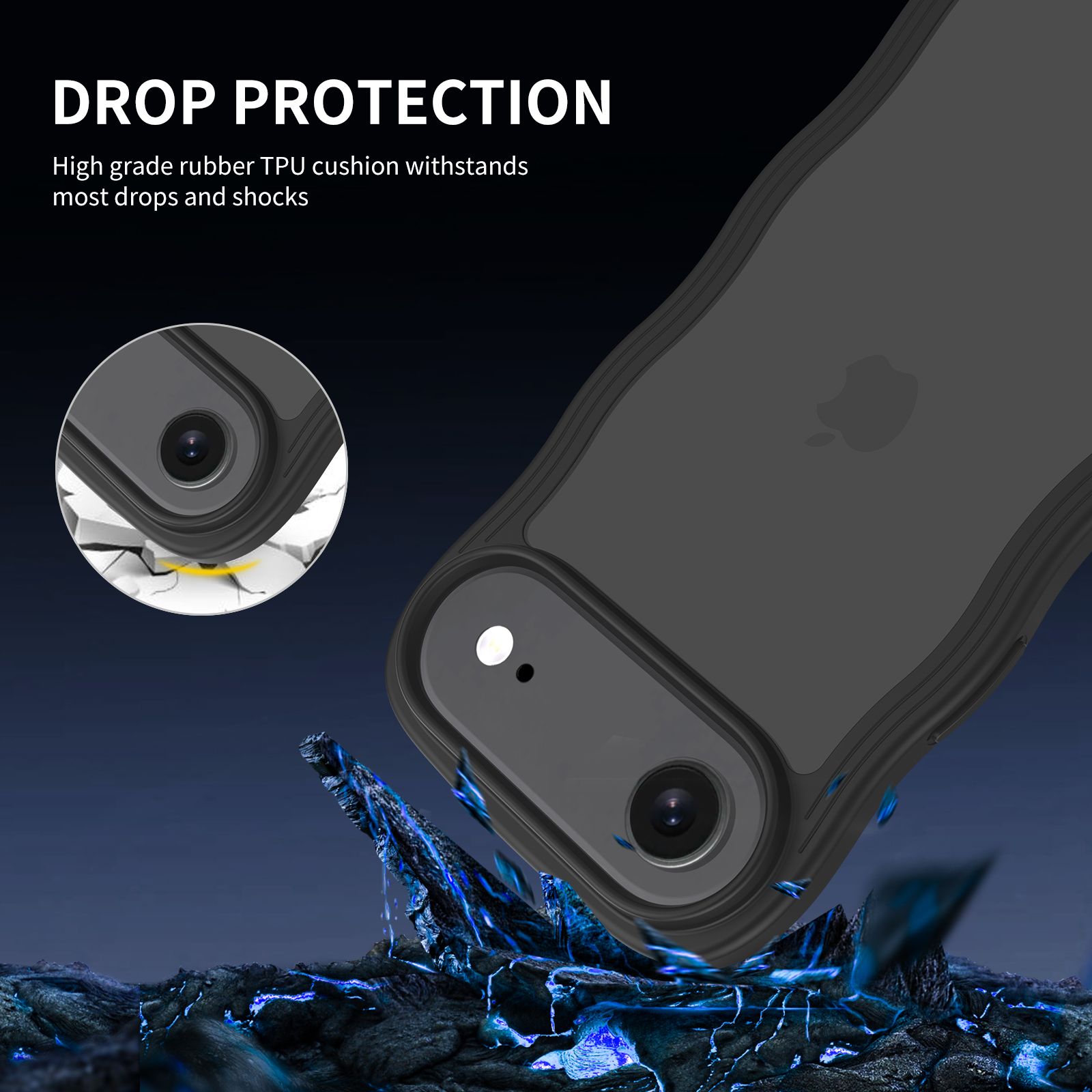 Ripple Matte Frosted Skin-Feel Case — 65