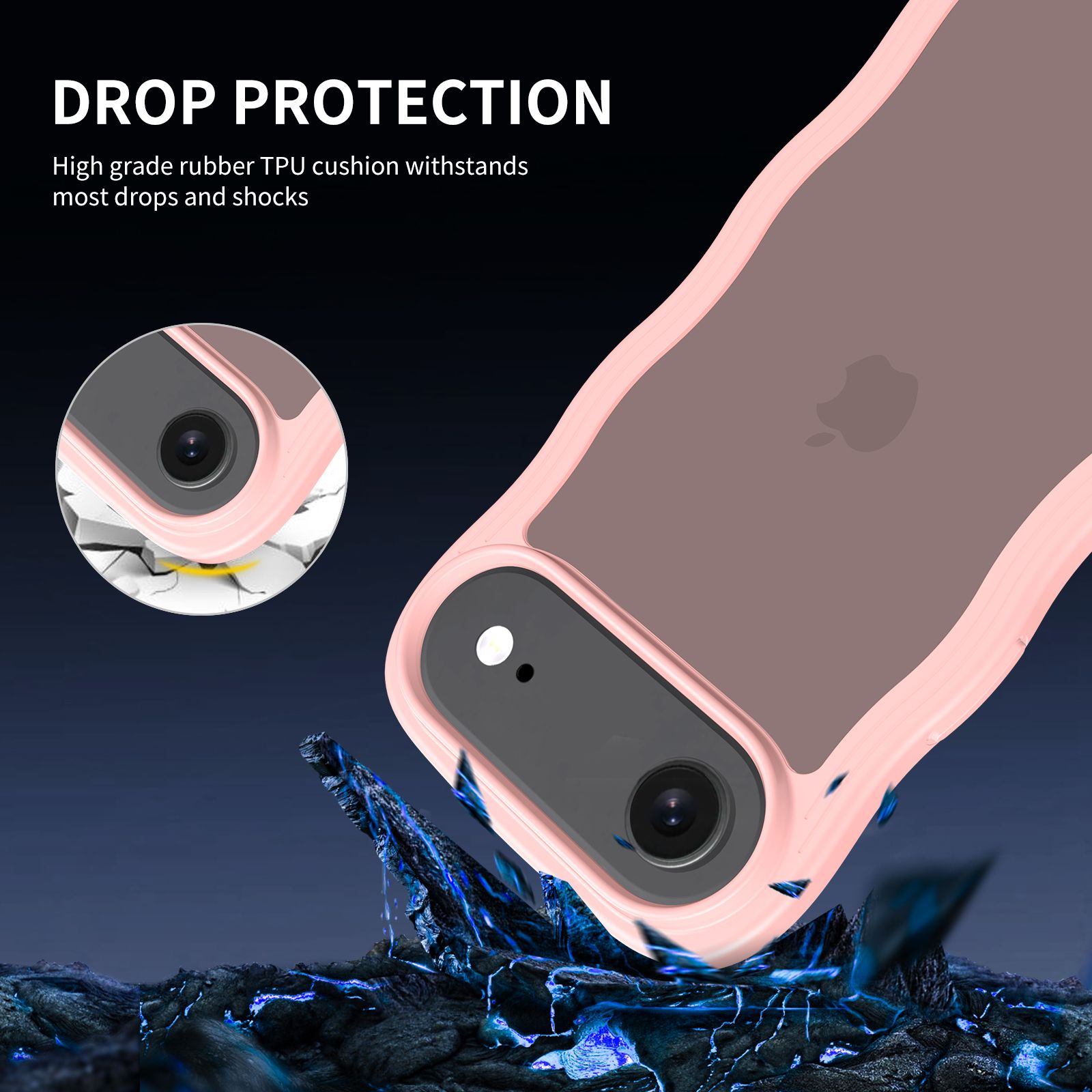 Ripple Matte Frosted Skin-Feel Case — 37