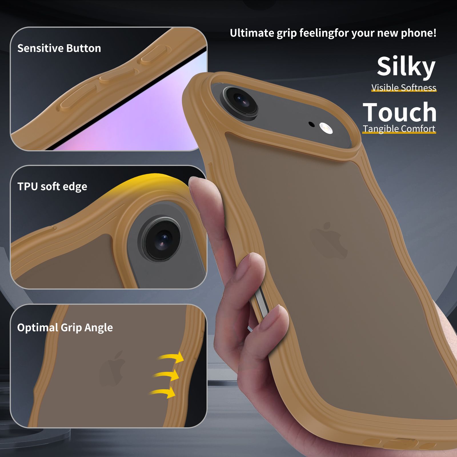 Ripple Matte Frosted Skin-Feel Case — 50