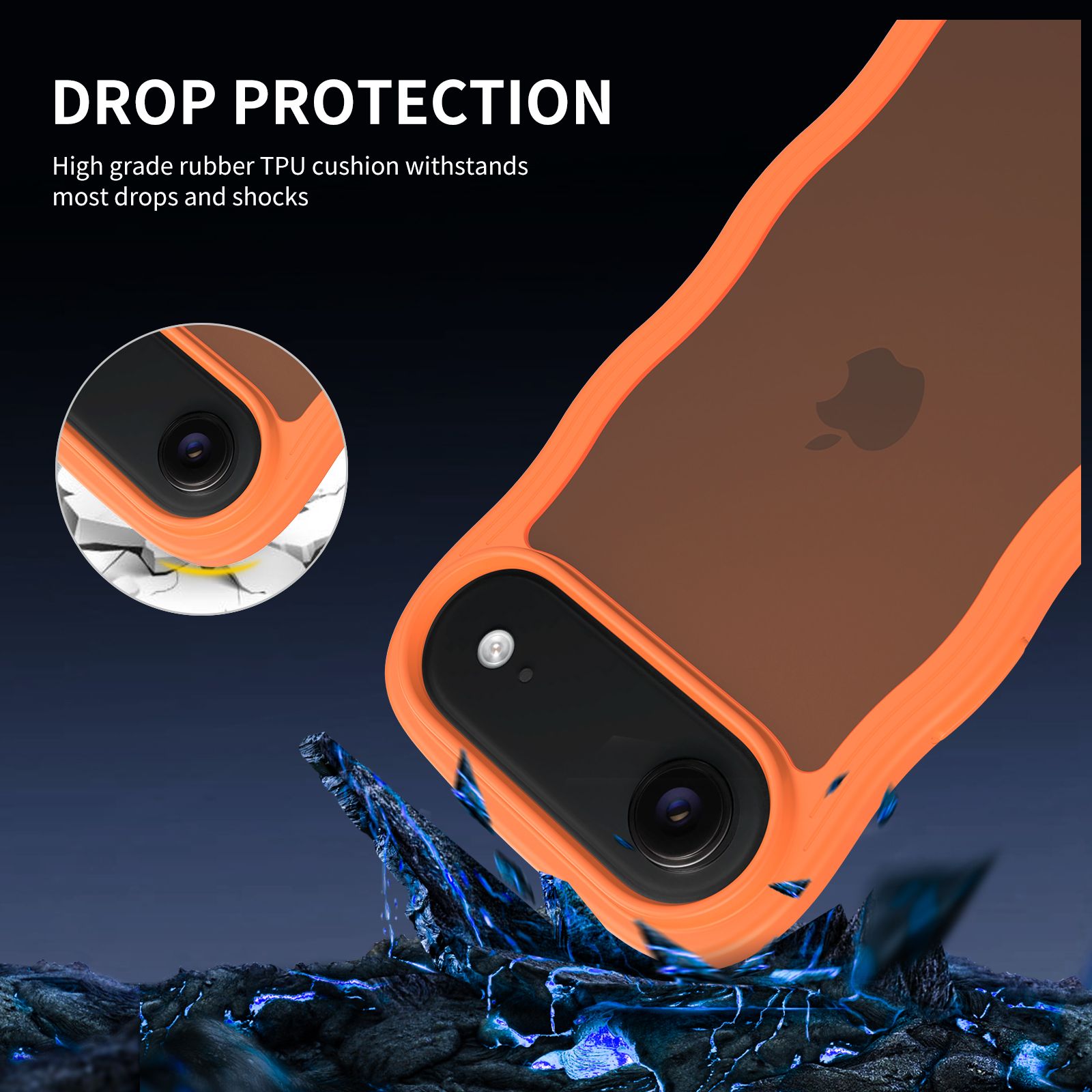 Ripple Matte Frosted Skin-Feel Case — 44