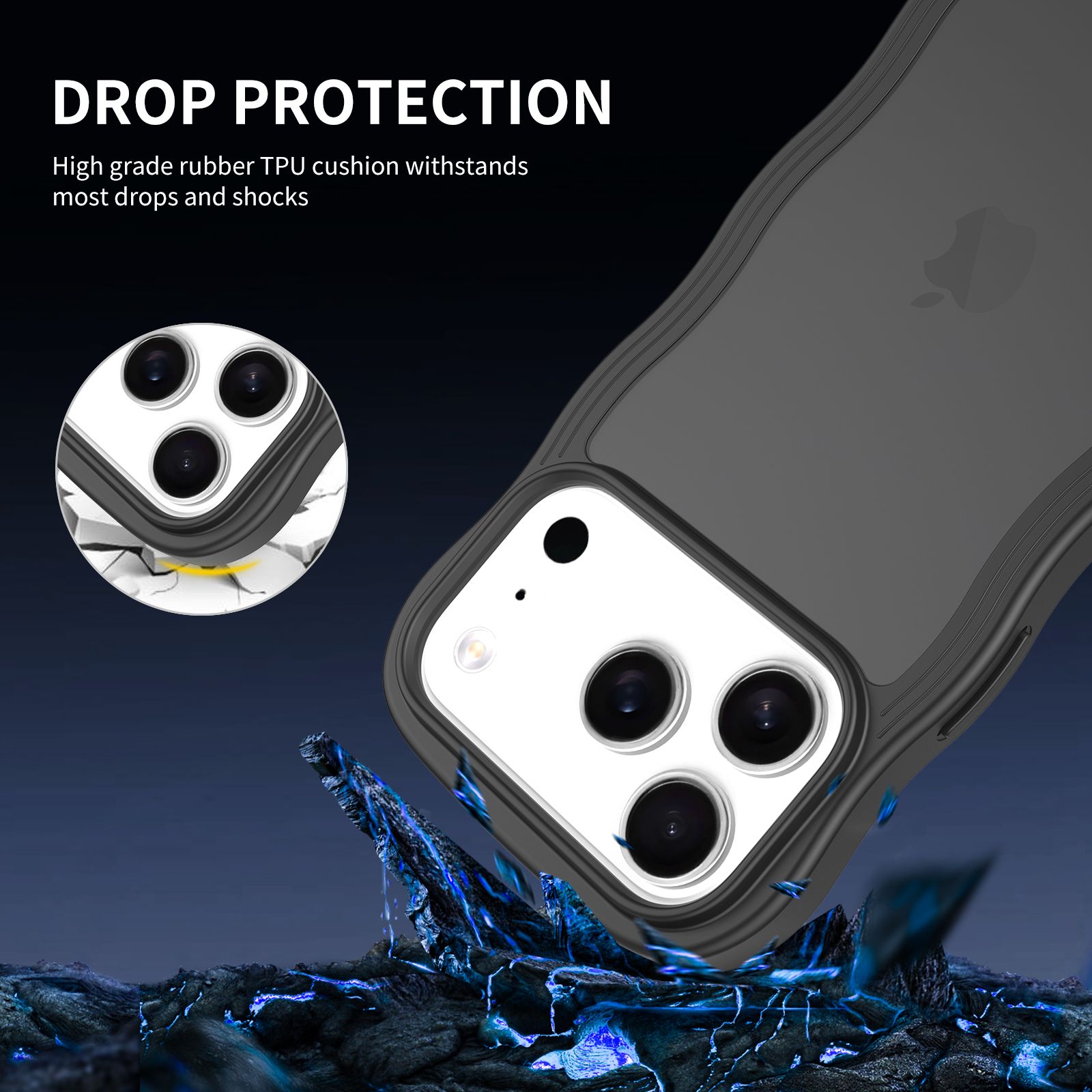 Ripple Matte Frosted Skin-Feel Case — 96