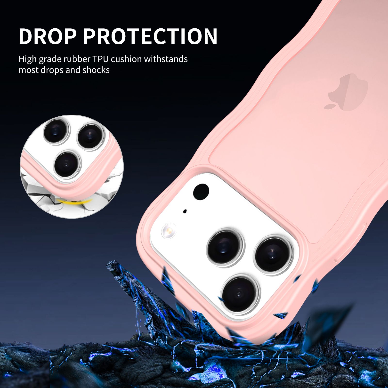 Ripple Matte Frosted Skin-Feel Case — 69