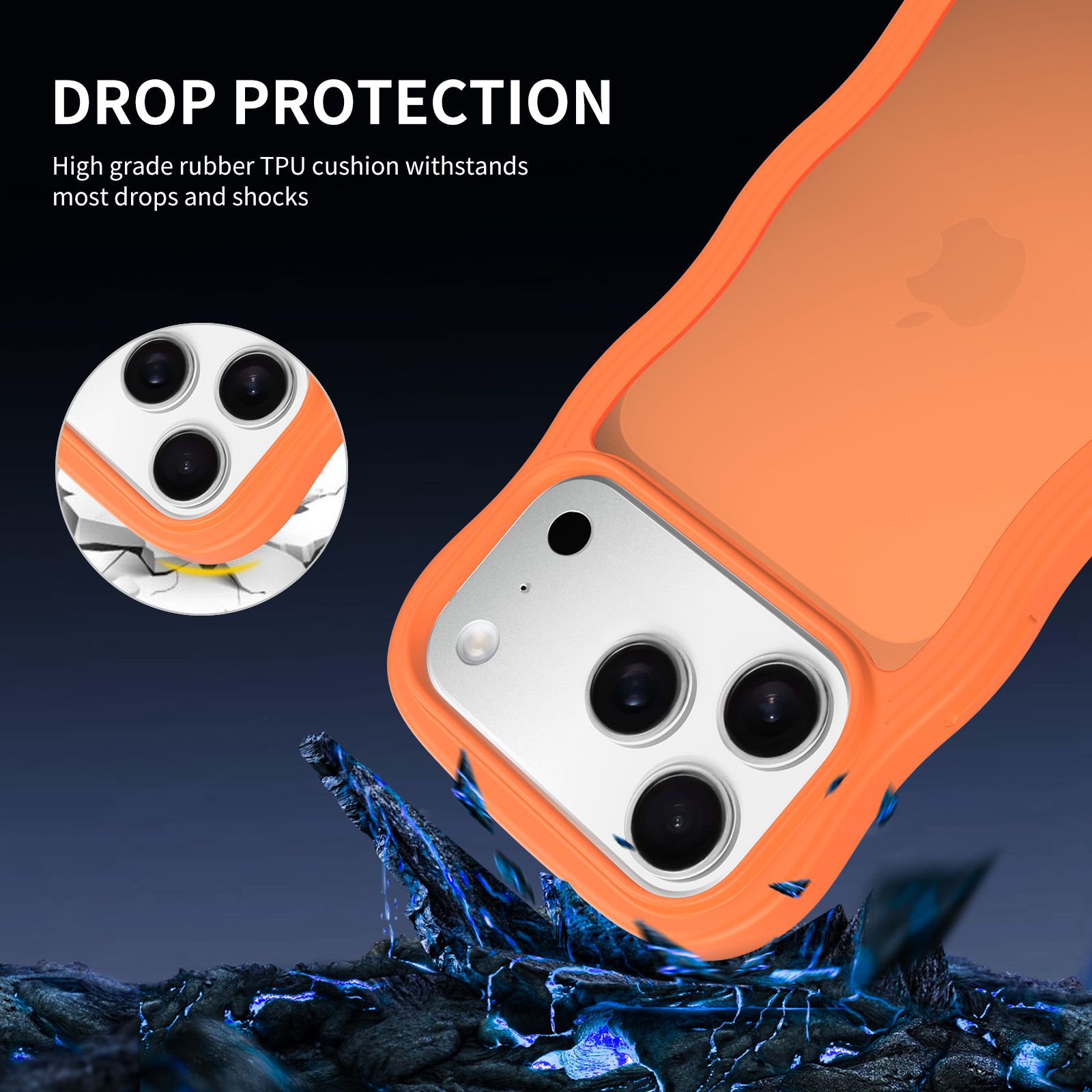Ripple Matte Frosted Skin-Feel Case — 76