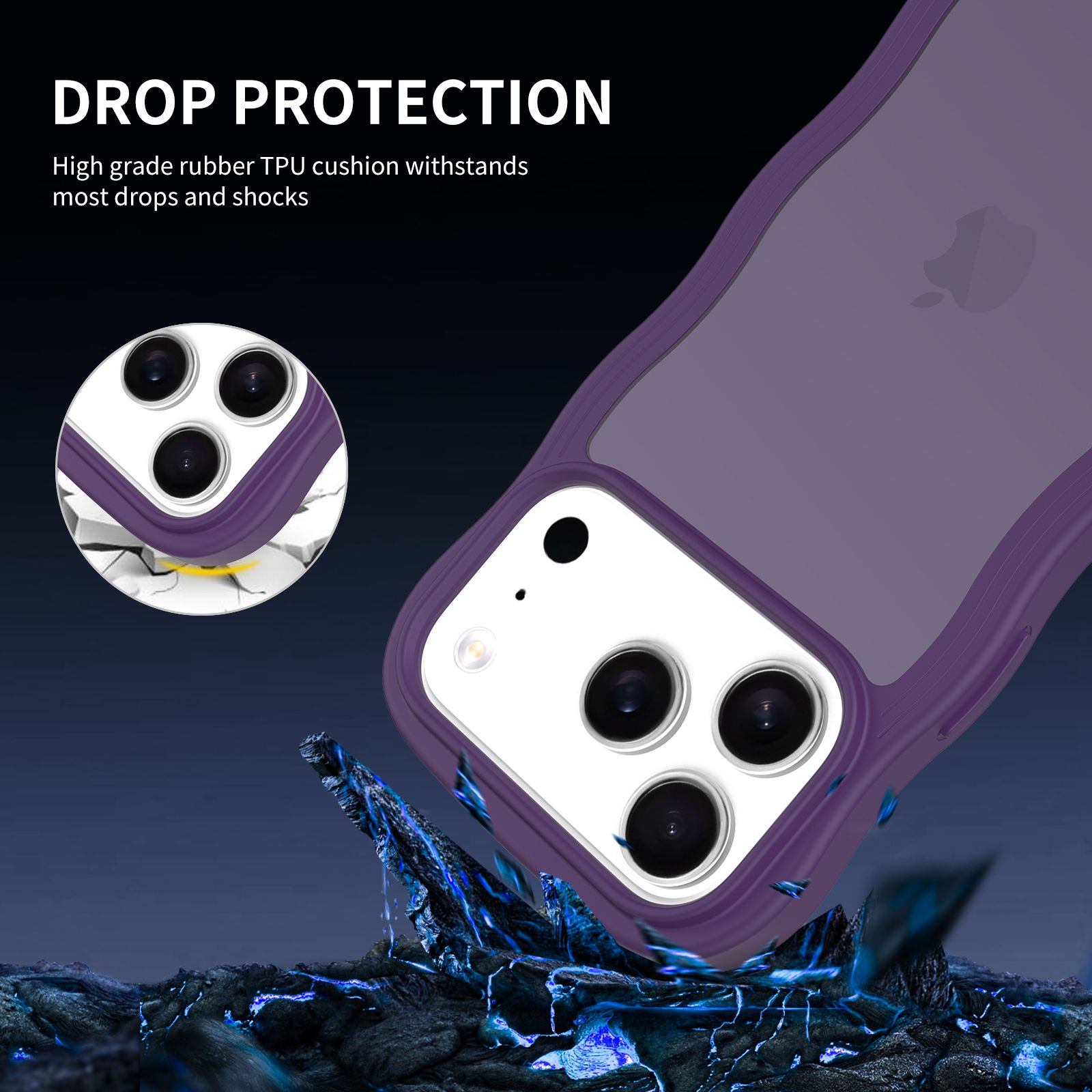 Ripple Matte Frosted Skin-Feel Case — 86