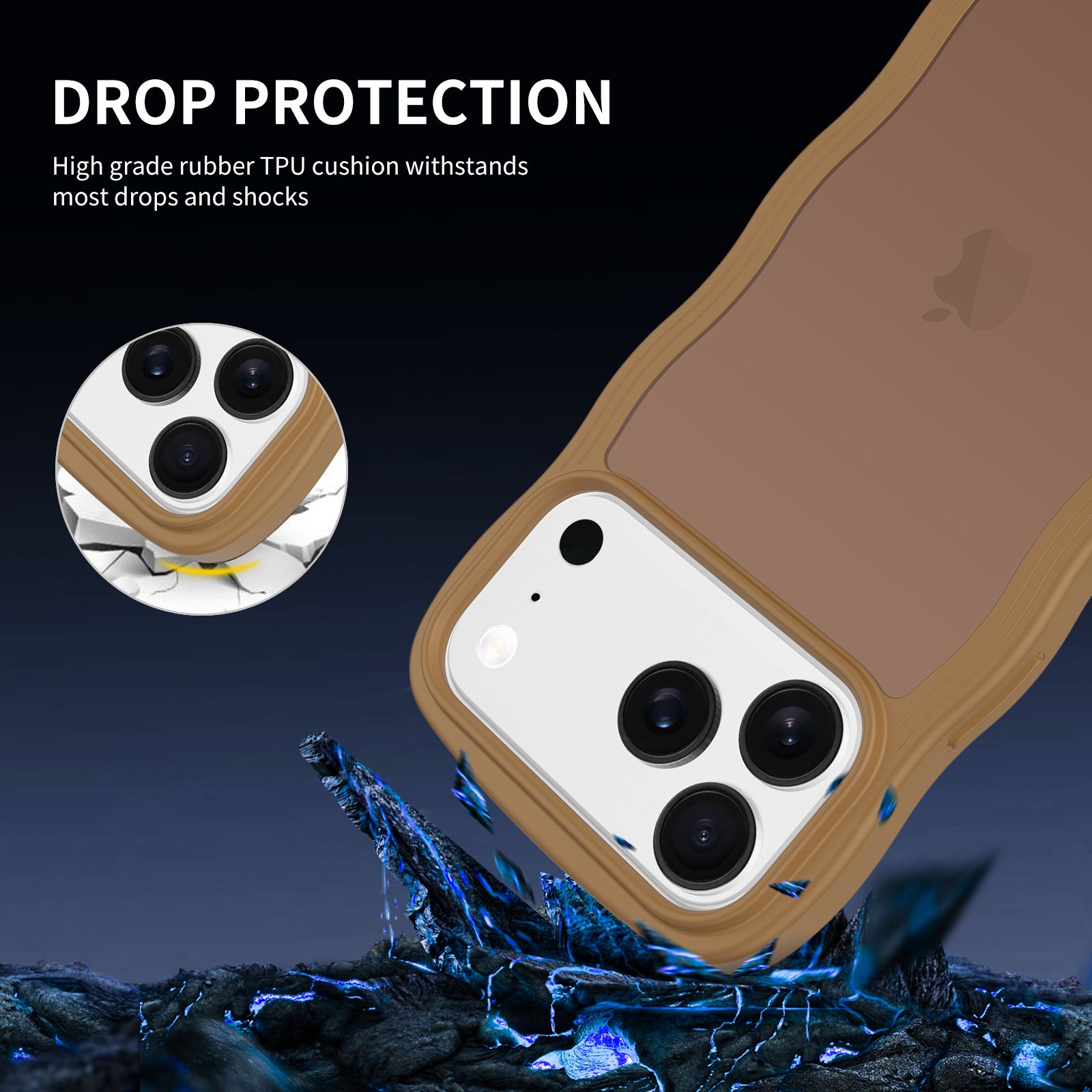 Ripple Matte Frosted Skin-Feel Case — 111