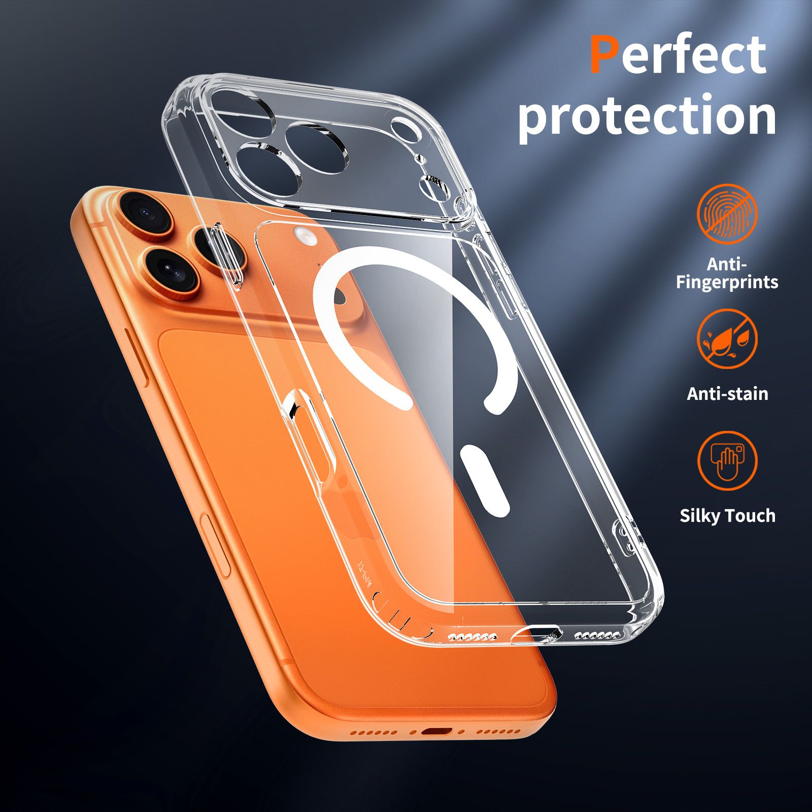 Aero Shield 1.5MM MagSafe Precise Camera Cutout Clear Case — 97