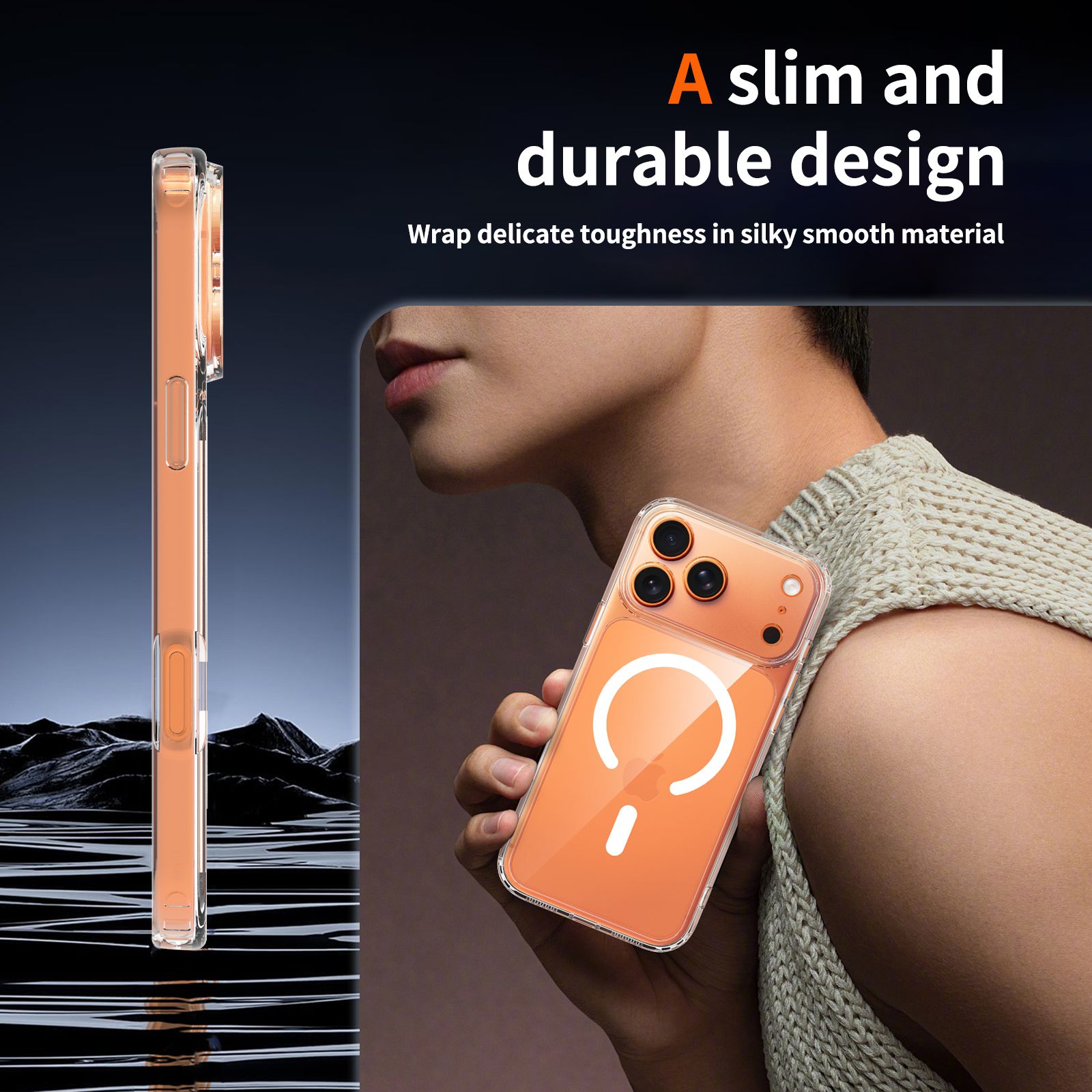 Aero Shield 1.5MM MagSafe Precise Camera Cutout Clear Case — 98