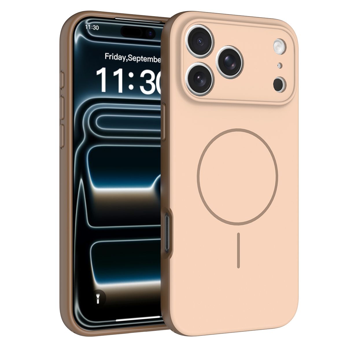 Aura Contrast Color Skin Feel Magsafe Case — 218