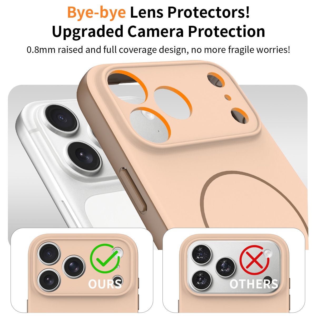 Aura Contrast Color Skin Feel Magsafe Case — 219