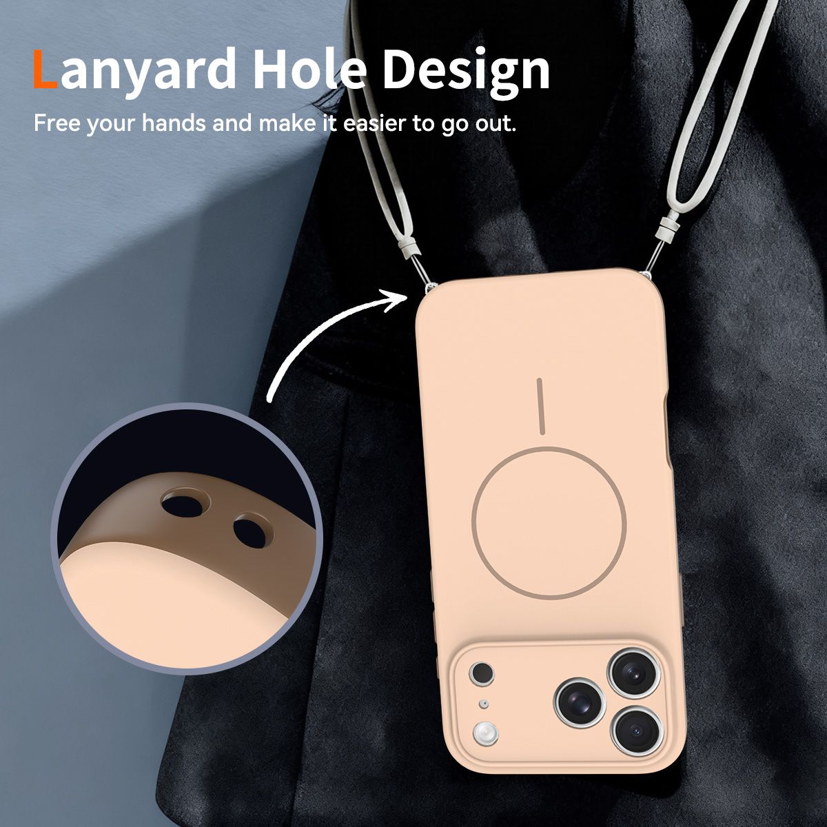Aura Contrast Color Skin Feel Magsafe Case — 221