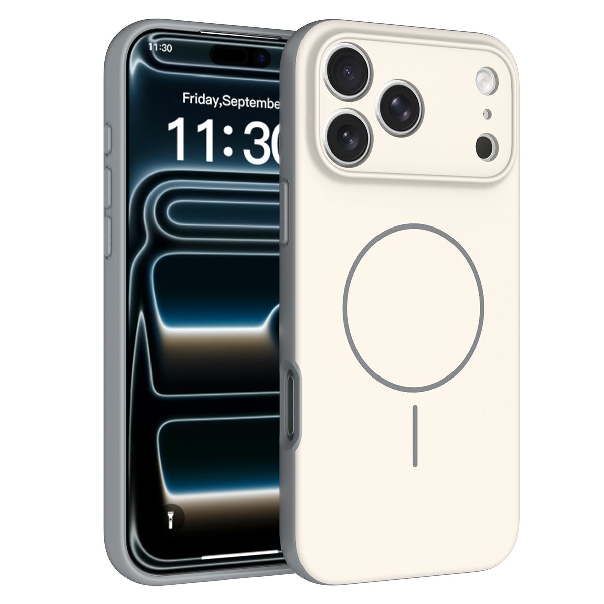 Aura Contrast Color Skin Feel Magsafe Case — 224