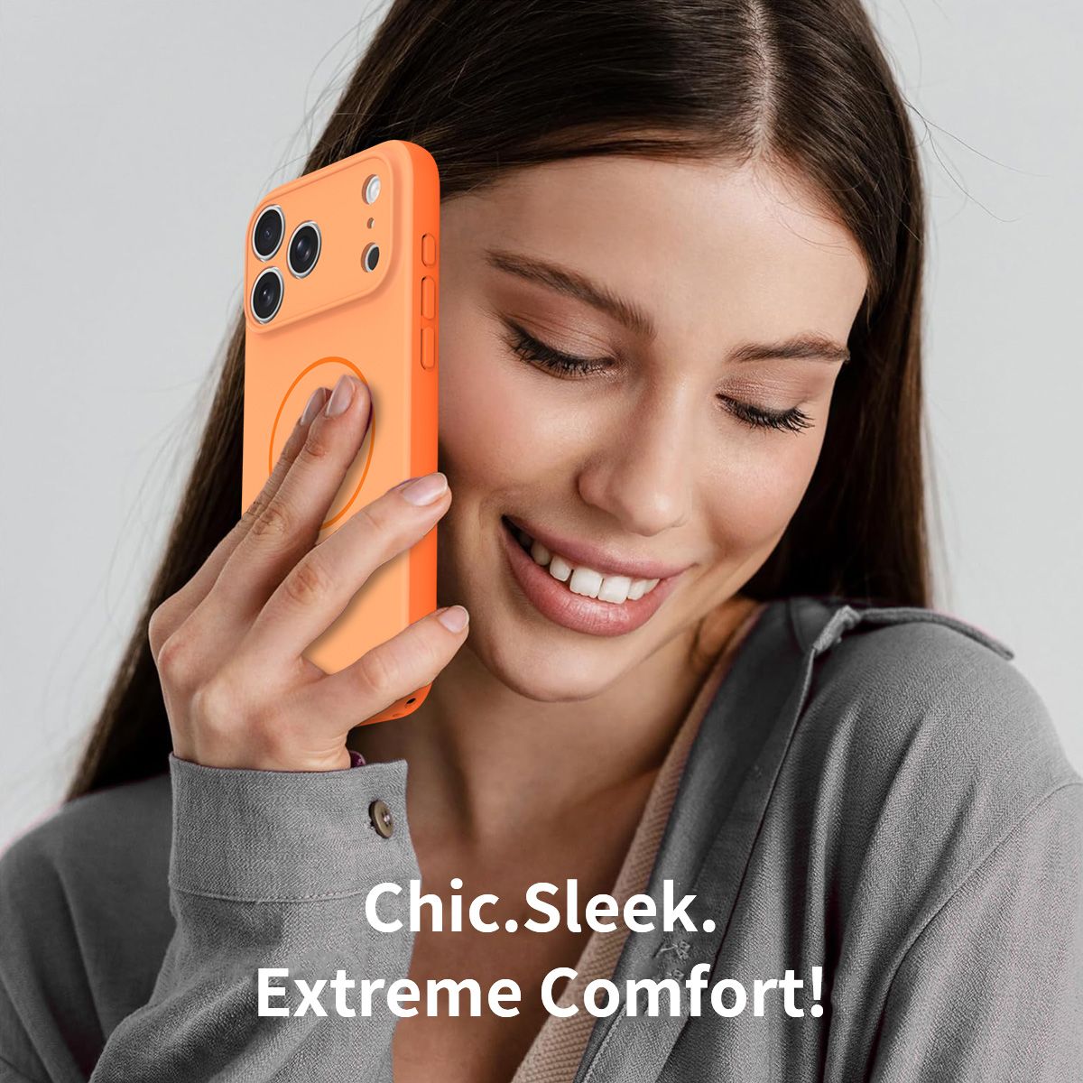 Aura Contrast Color Skin Feel Magsafe Case — 208