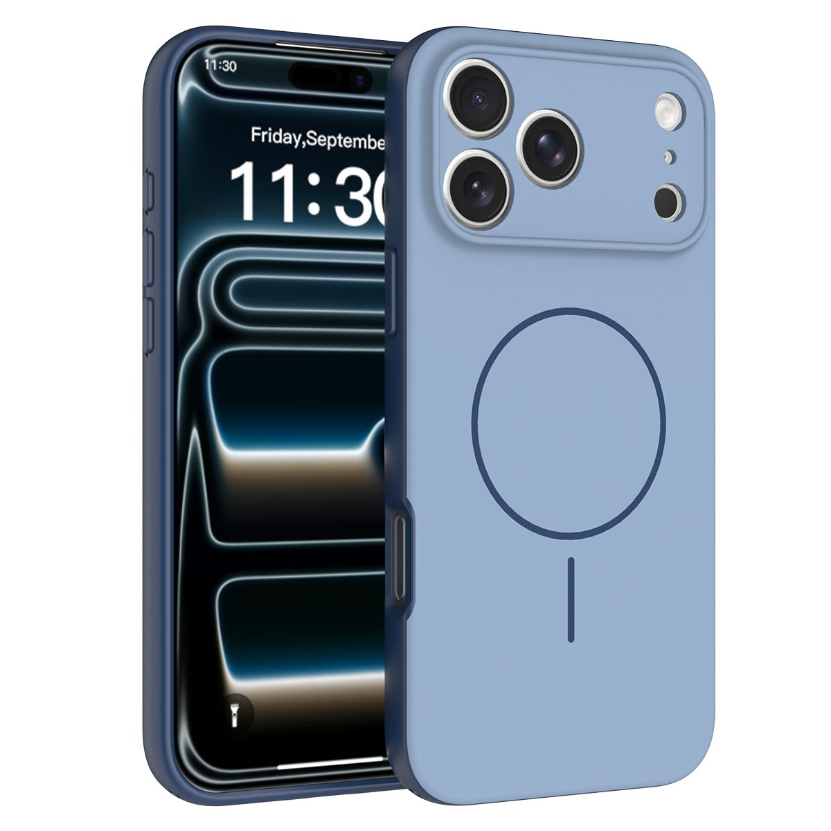 Aura Contrast Color Skin Feel Magsafe Case — 200