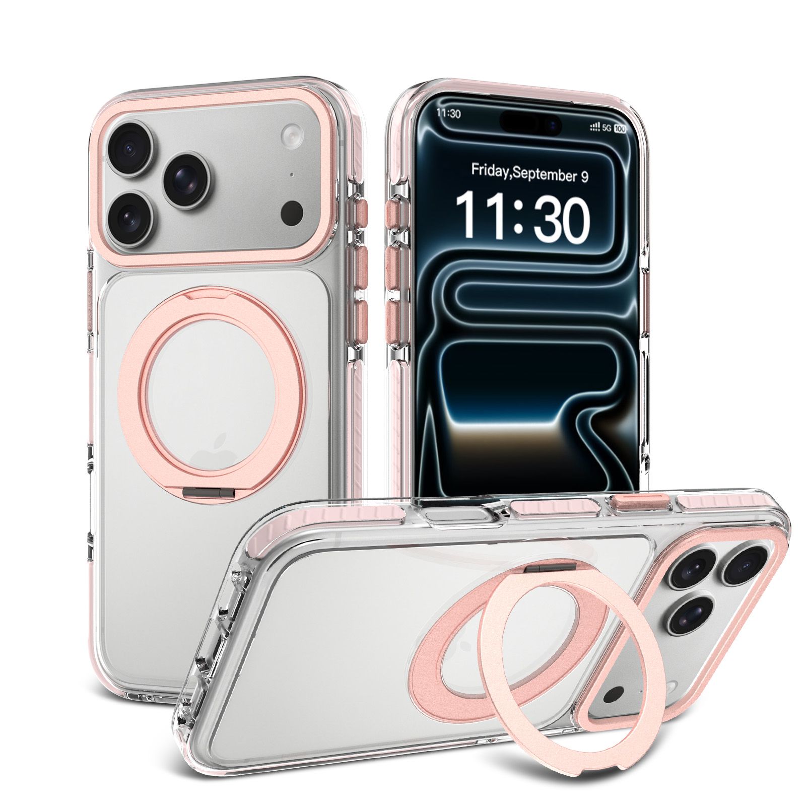 Chroma Orbit Colorful 360° Rotating Stand Magnetic Case — 75