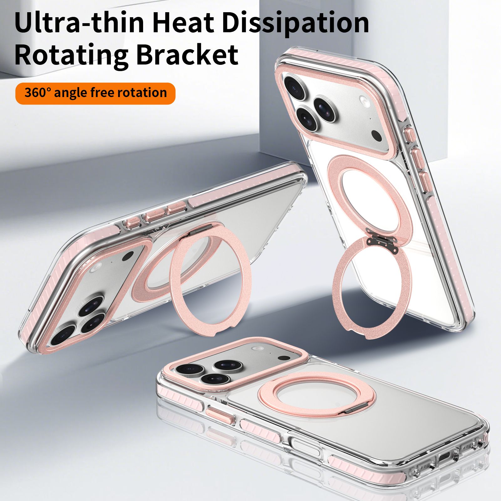 Chroma Orbit Colorful 360° Rotating Stand Magnetic Case — 78