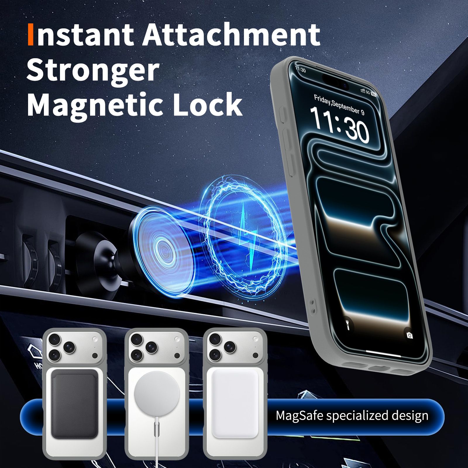 Prism Clear Magnetic Case — 251