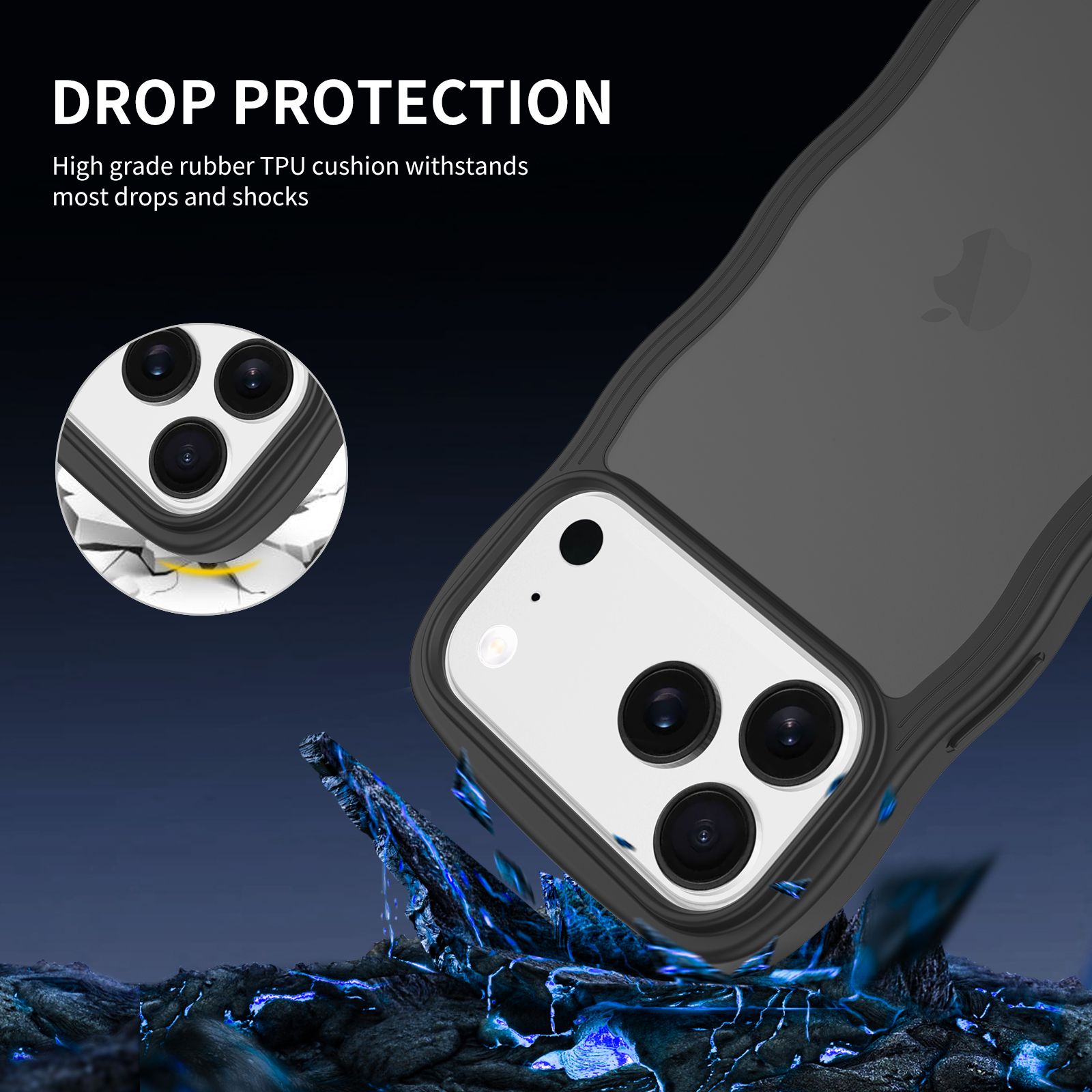 Ripple Matte Frosted Skin-Feel Case — 158