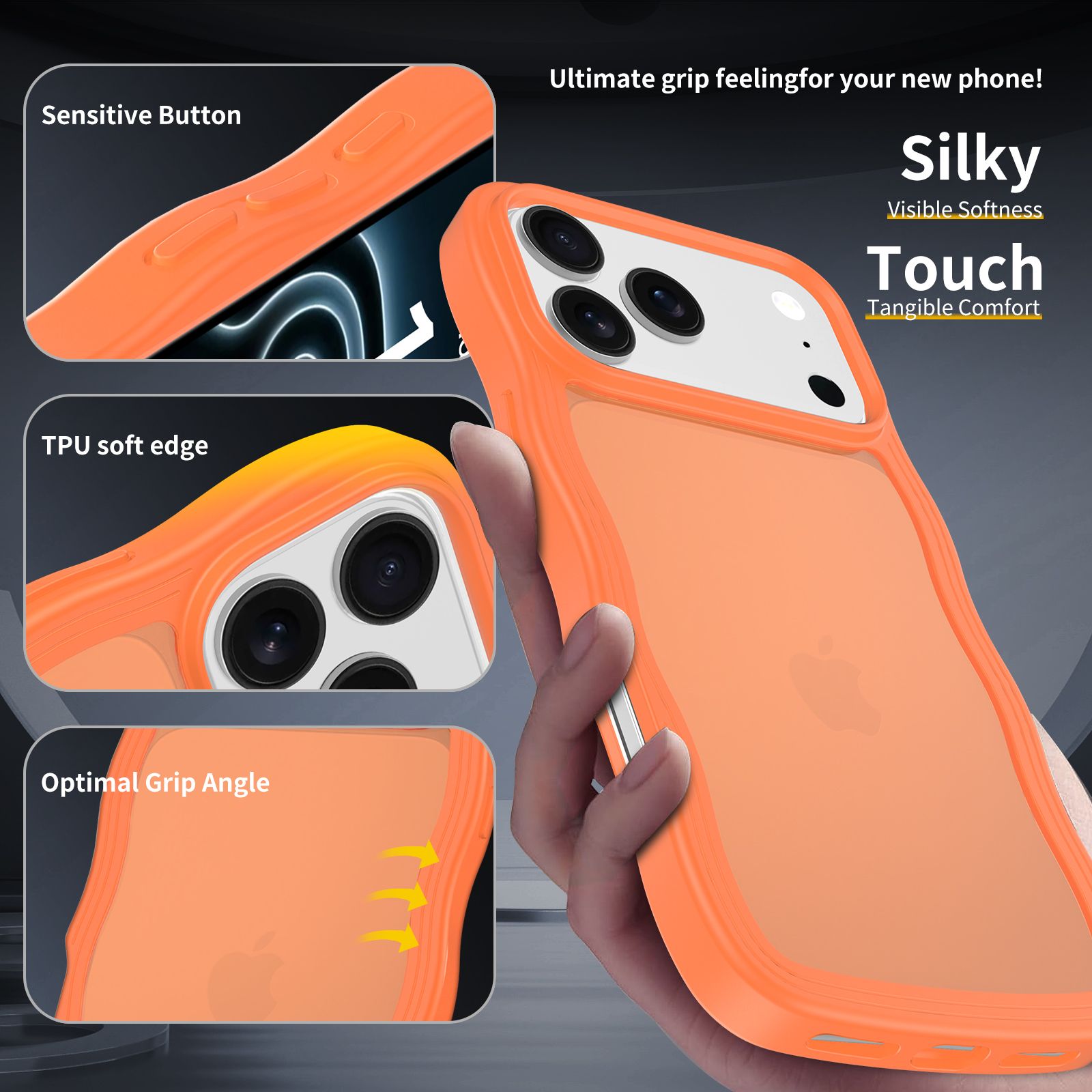 Ripple Matte Frosted Skin-Feel Case — 139