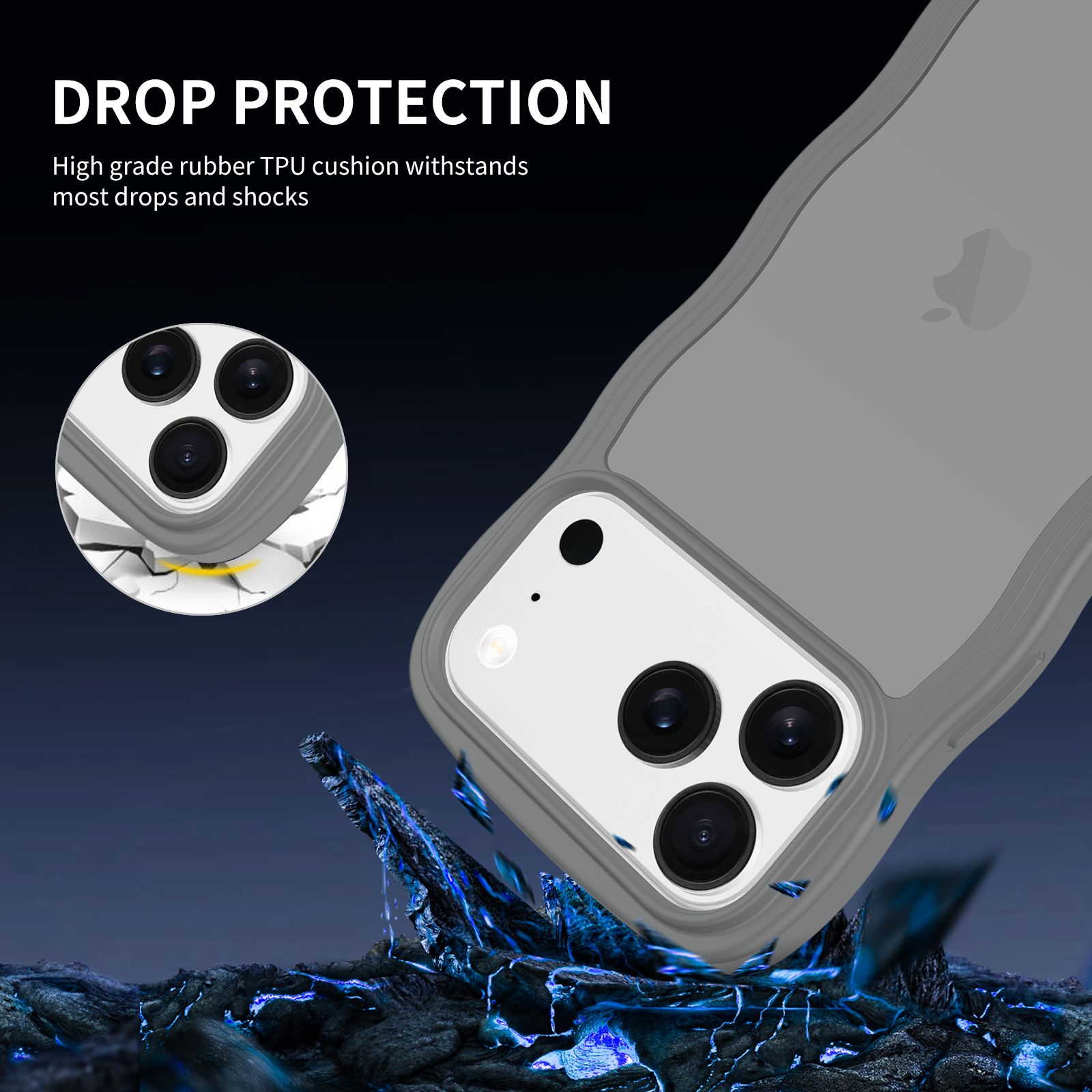 Ripple Matte Frosted Skin-Feel Case — 153