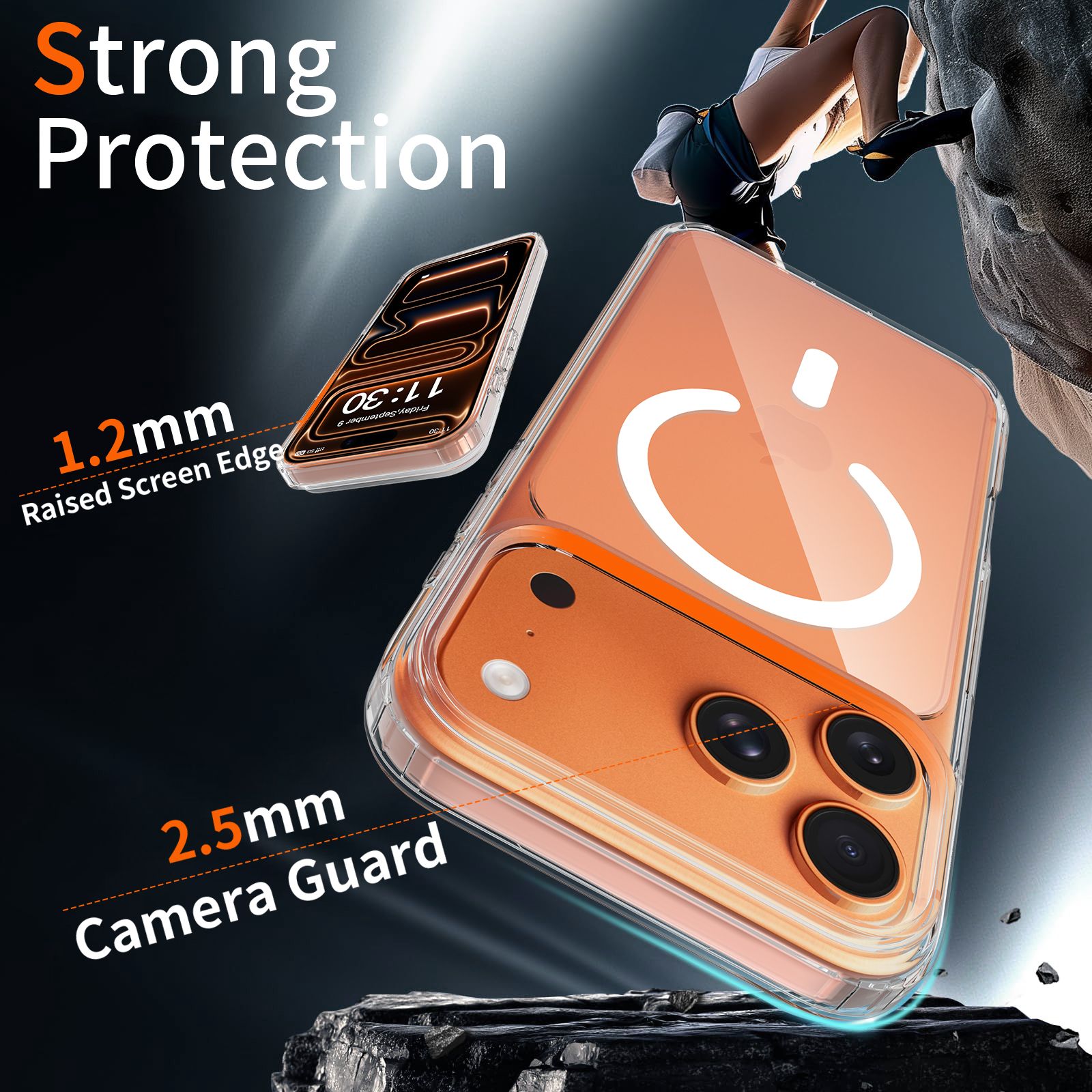 Aero 1.5MM Anti-Scratch MagSafe Clear Case — 140