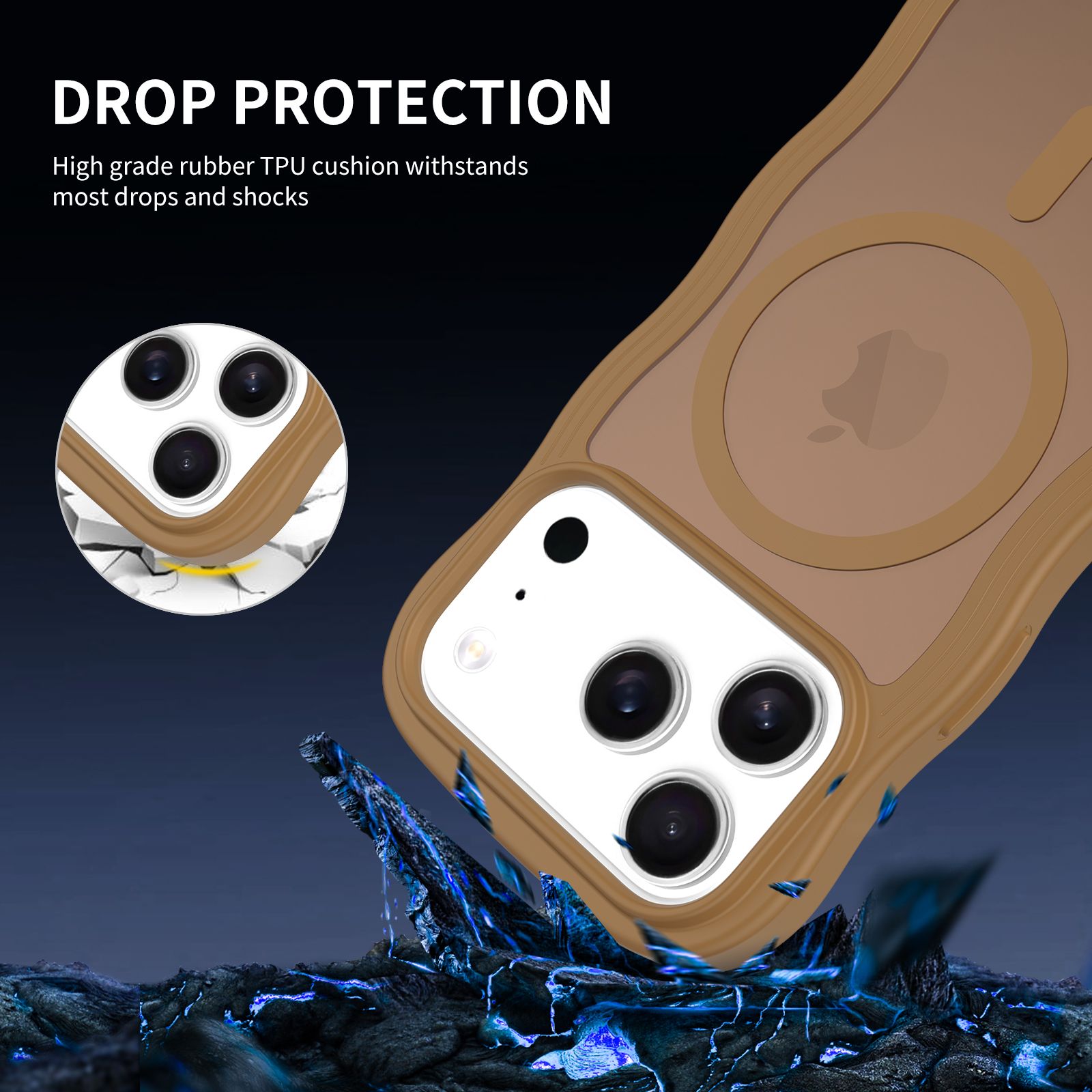 Ripple Matte Frosted MagSafe Case — 95