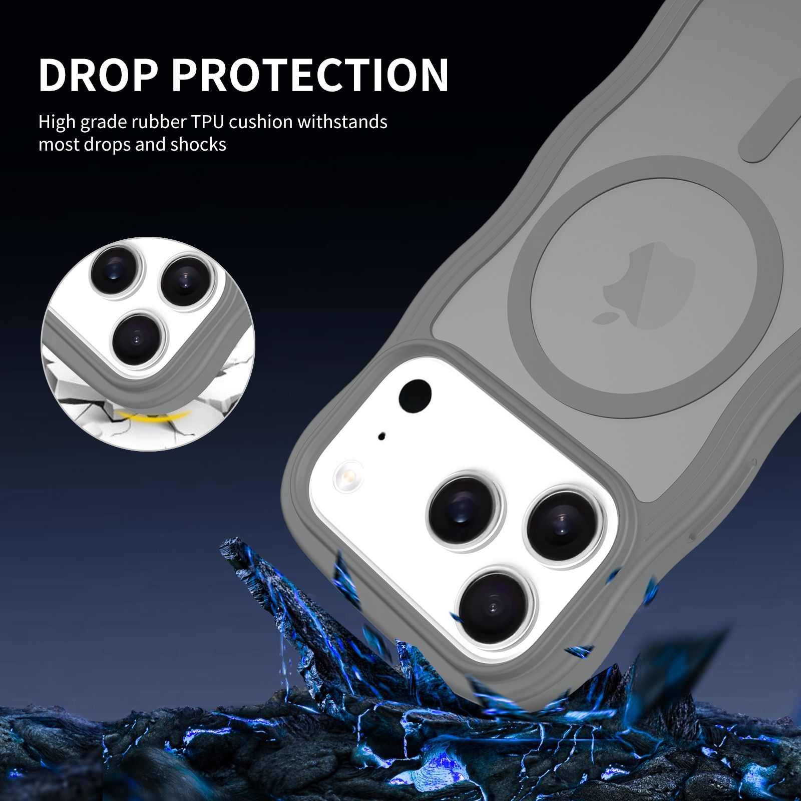 Ripple Matte Frosted MagSafe Case — 101