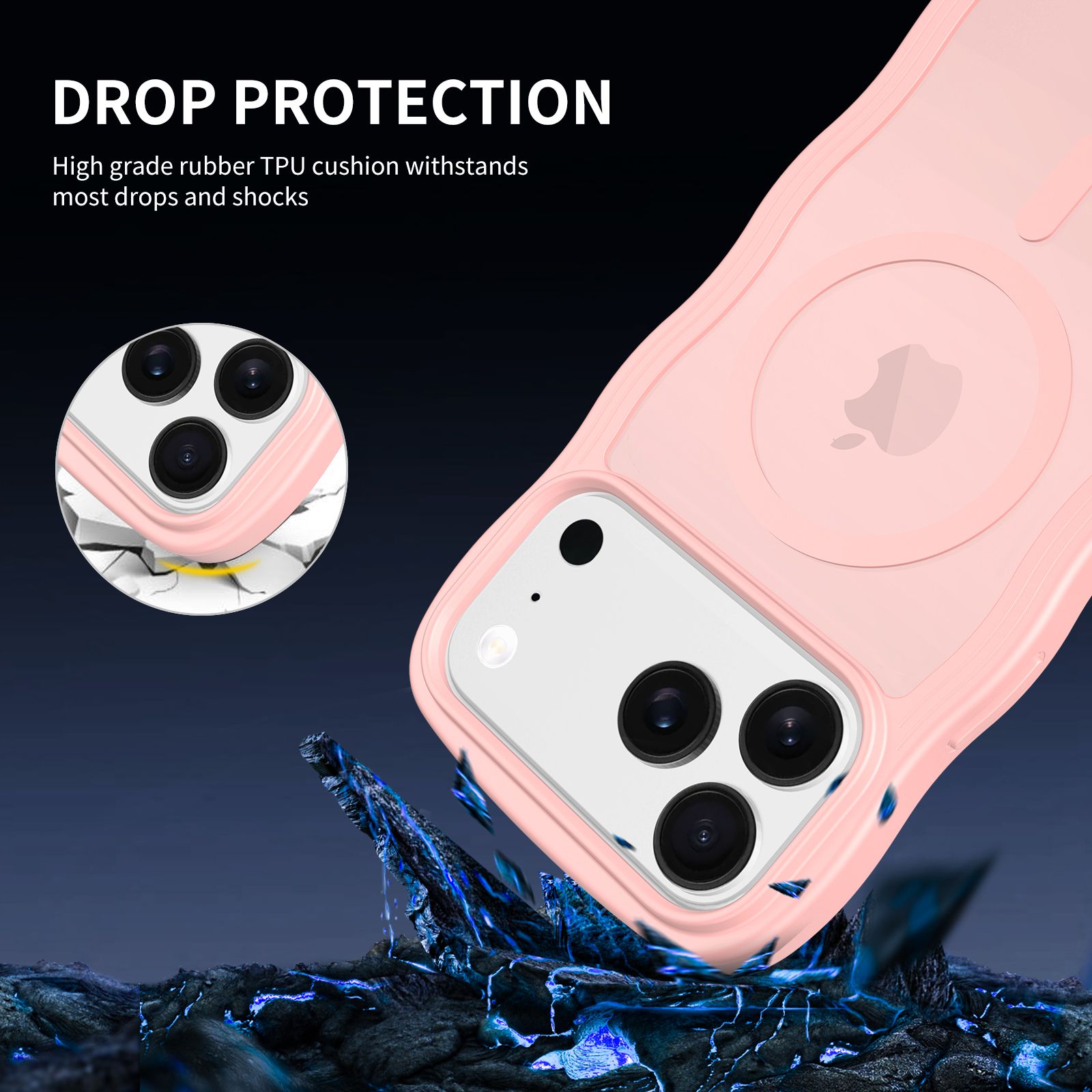 Ripple Matte Frosted MagSafe Case — 151