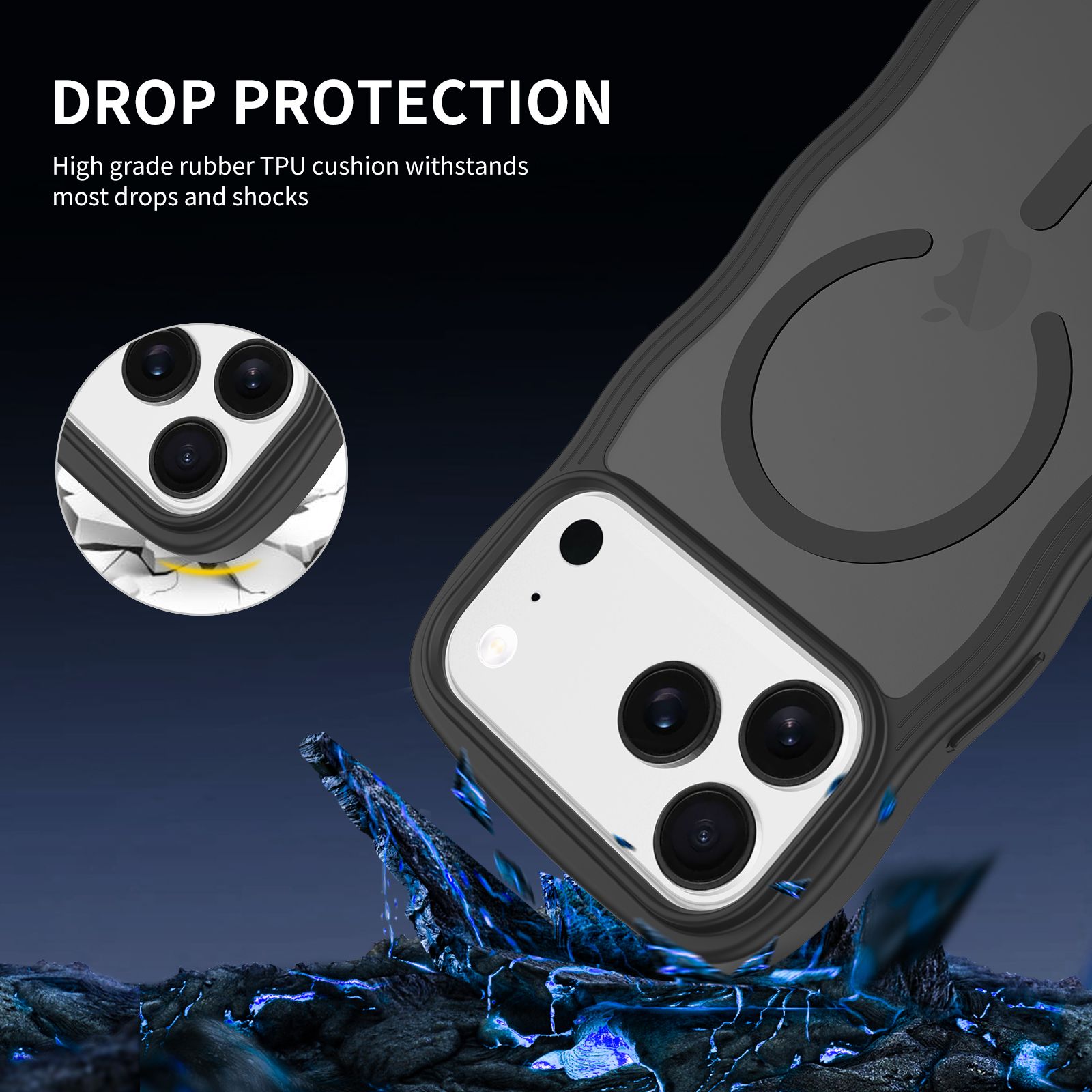 Ripple Matte Frosted MagSafe Case — 216