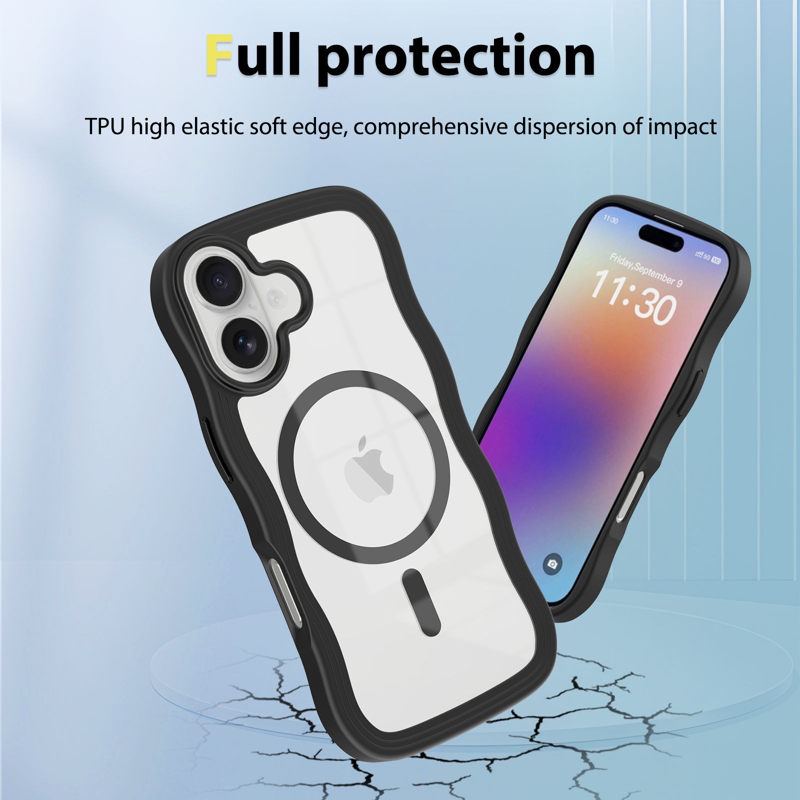 Ripple Clear Magsafe Case — 6