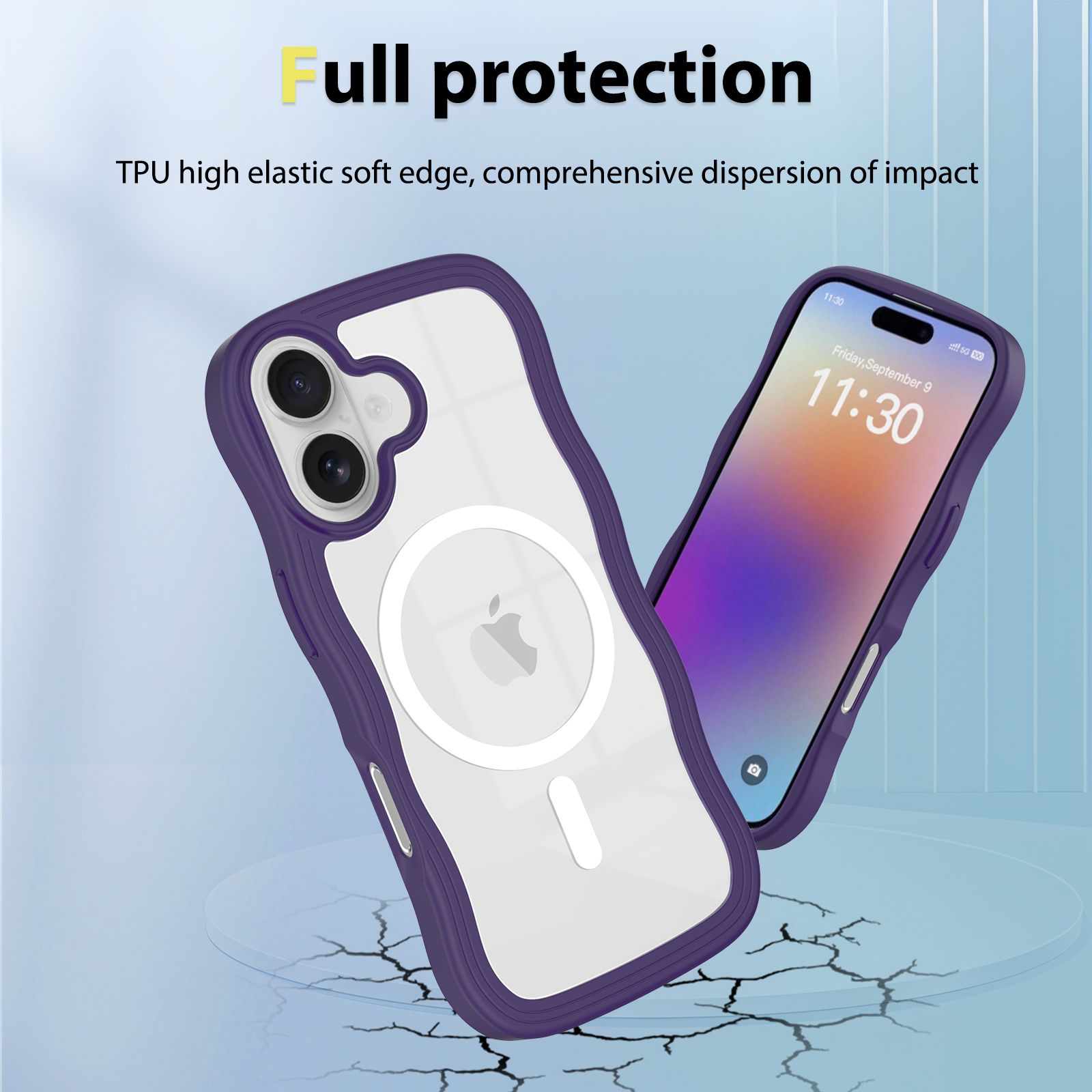 Ripple Clear Magsafe Case — 14