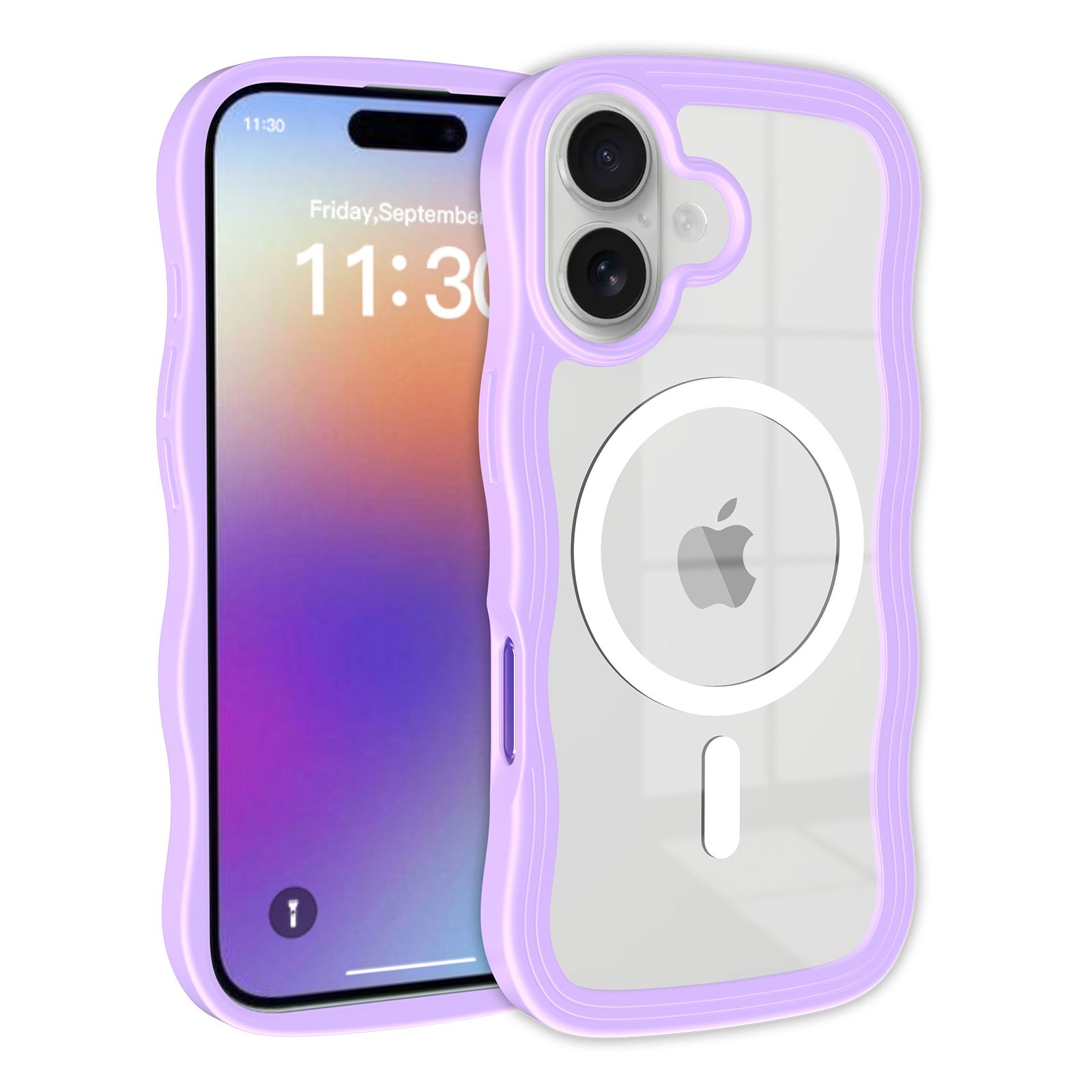 Ripple Clear Magsafe Case — 17