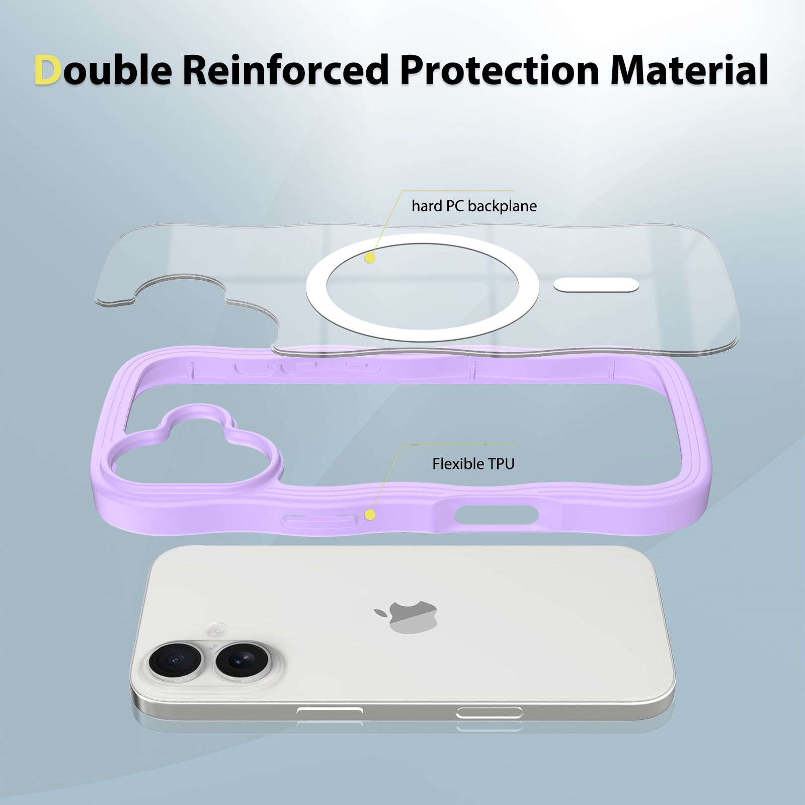 Ripple Clear Magsafe Case — 19